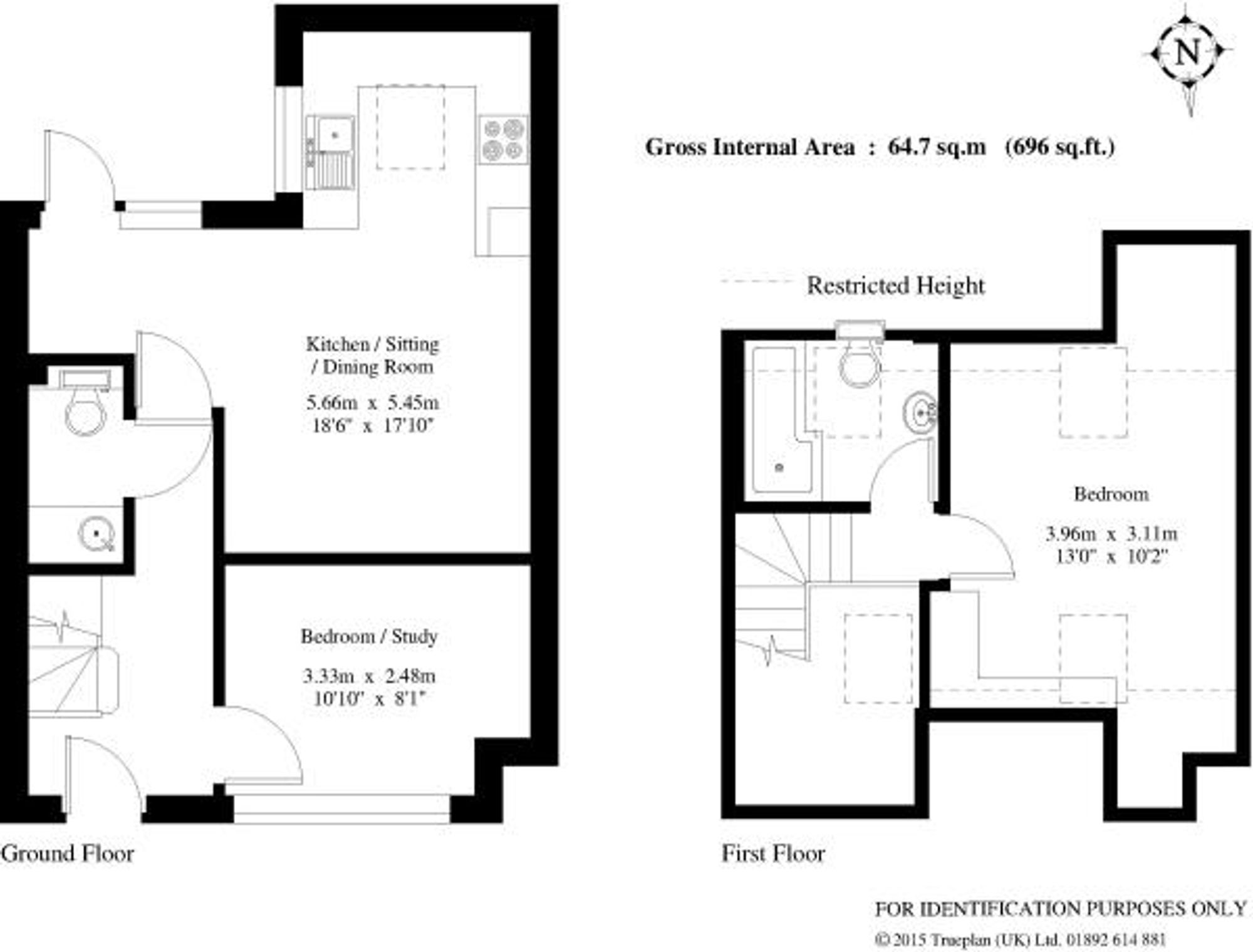 12d Springfield Road, Crawley floorplan
