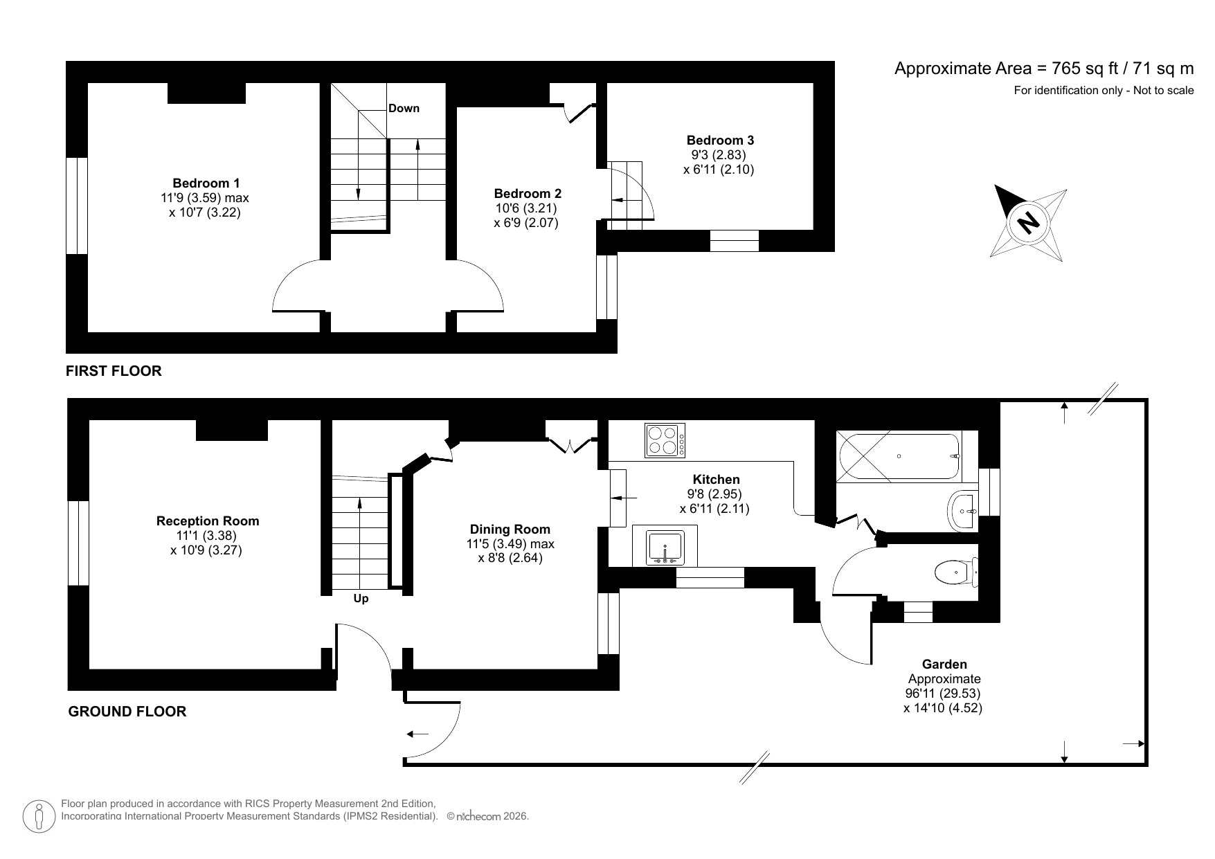 219, Dartmouth Road, London floorplan