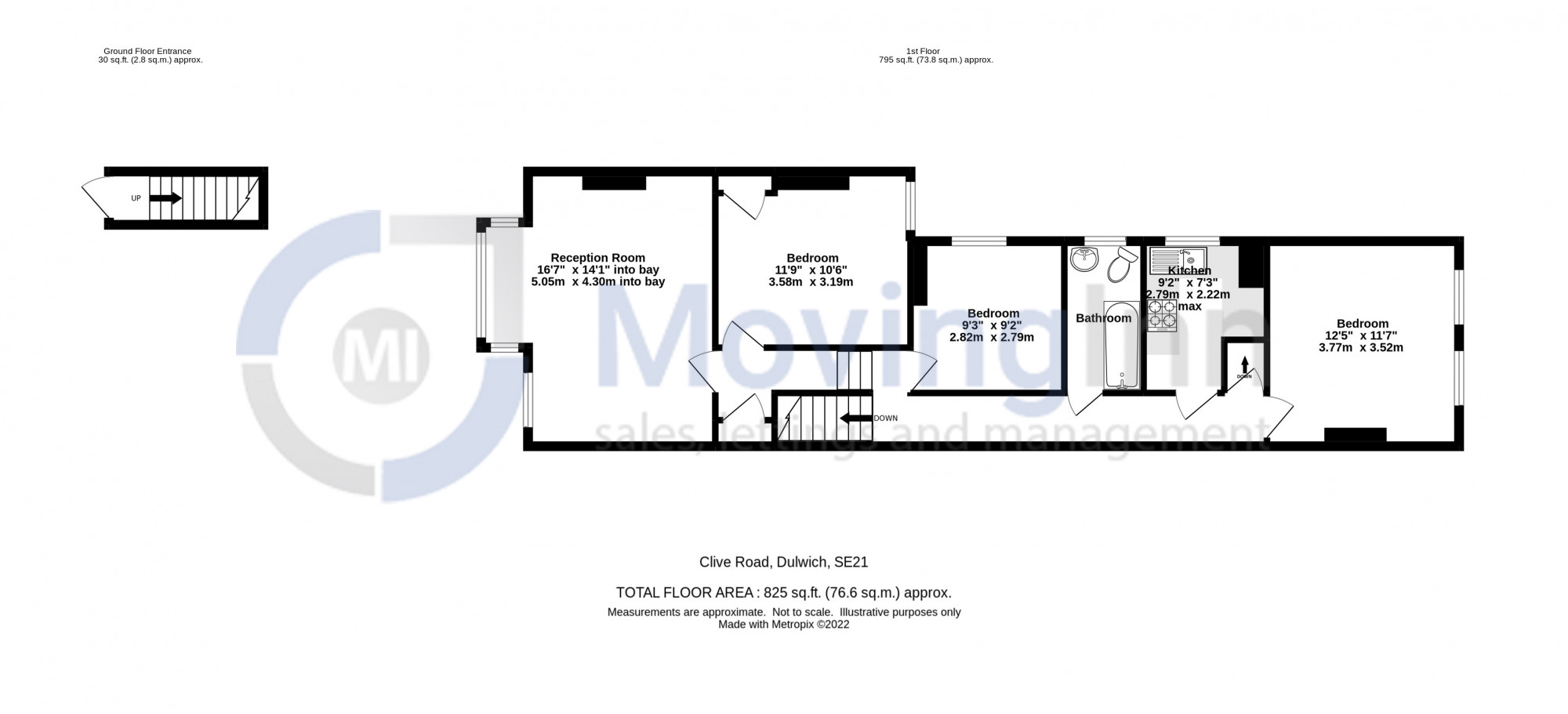 Clive Road, West Dulwich SE21, 3 bedroom flat for sale 63343620