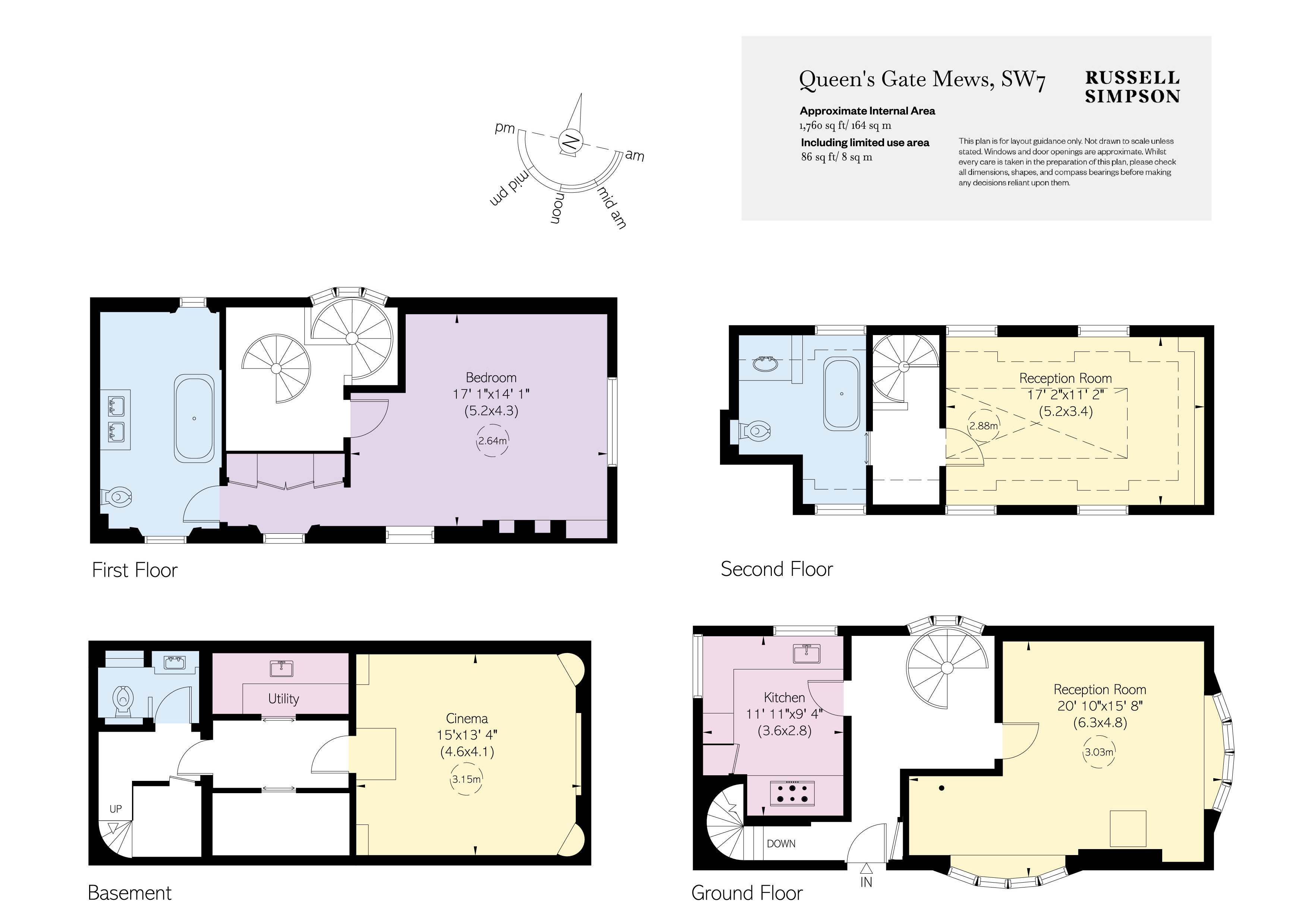 54, Queens Gate Mews, South Kensington floorplan