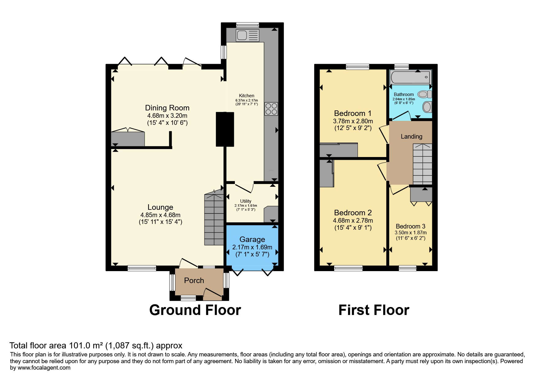 46, Rainbow Drive, Liverpool floorplan
