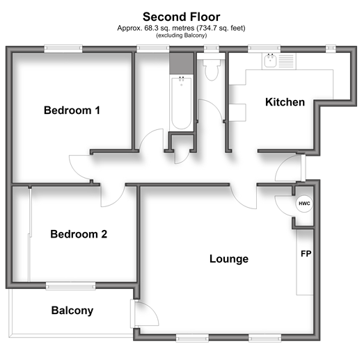 Durham Hill, Dover floorplan