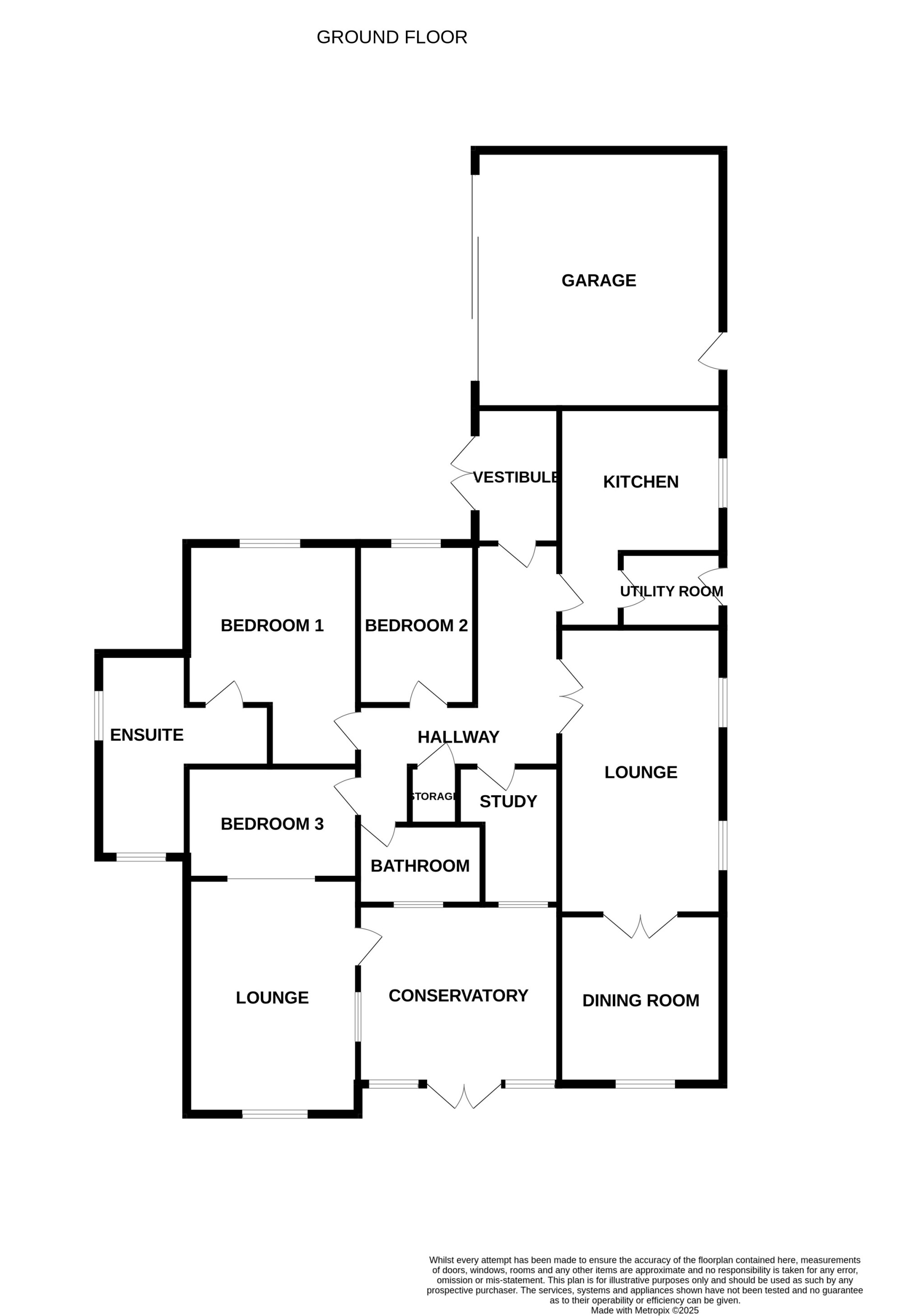 5, The Drive, Preston floorplan