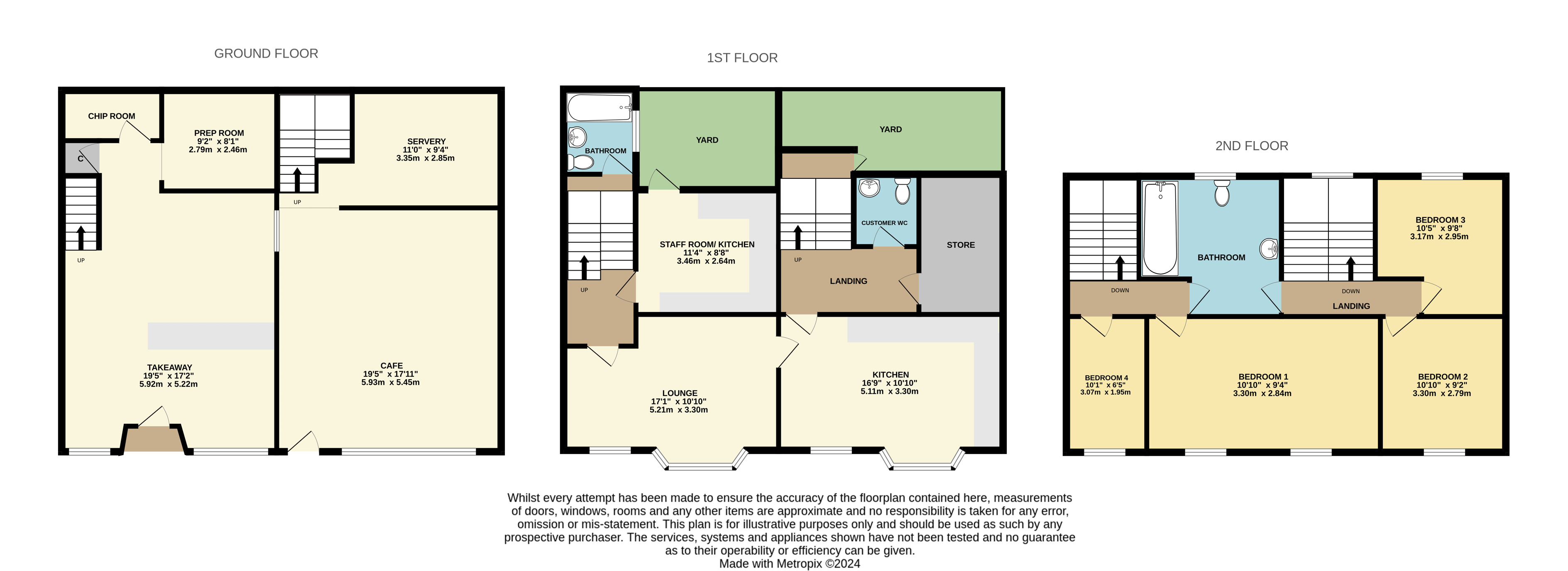 Maddy's Chippy, 25/26, St. James Place, Devon floorplan