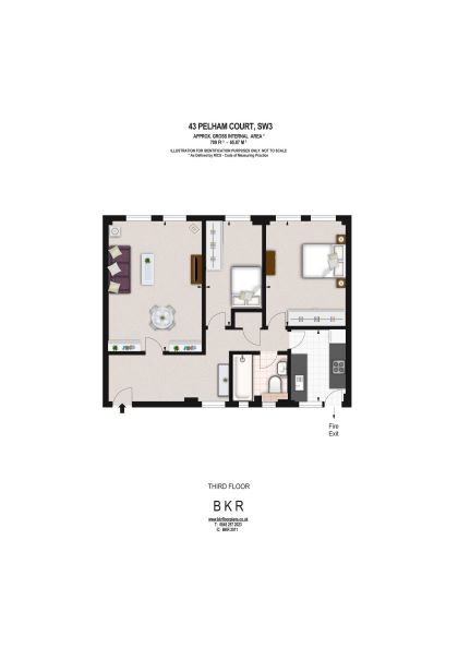 2 Bedrooms Flat to rent in Fulham Road, London SW3
