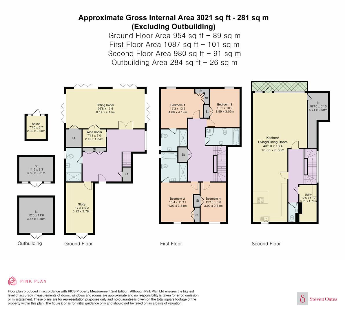 8, Wilderness Grove, Stanstead Abbotts floorplan