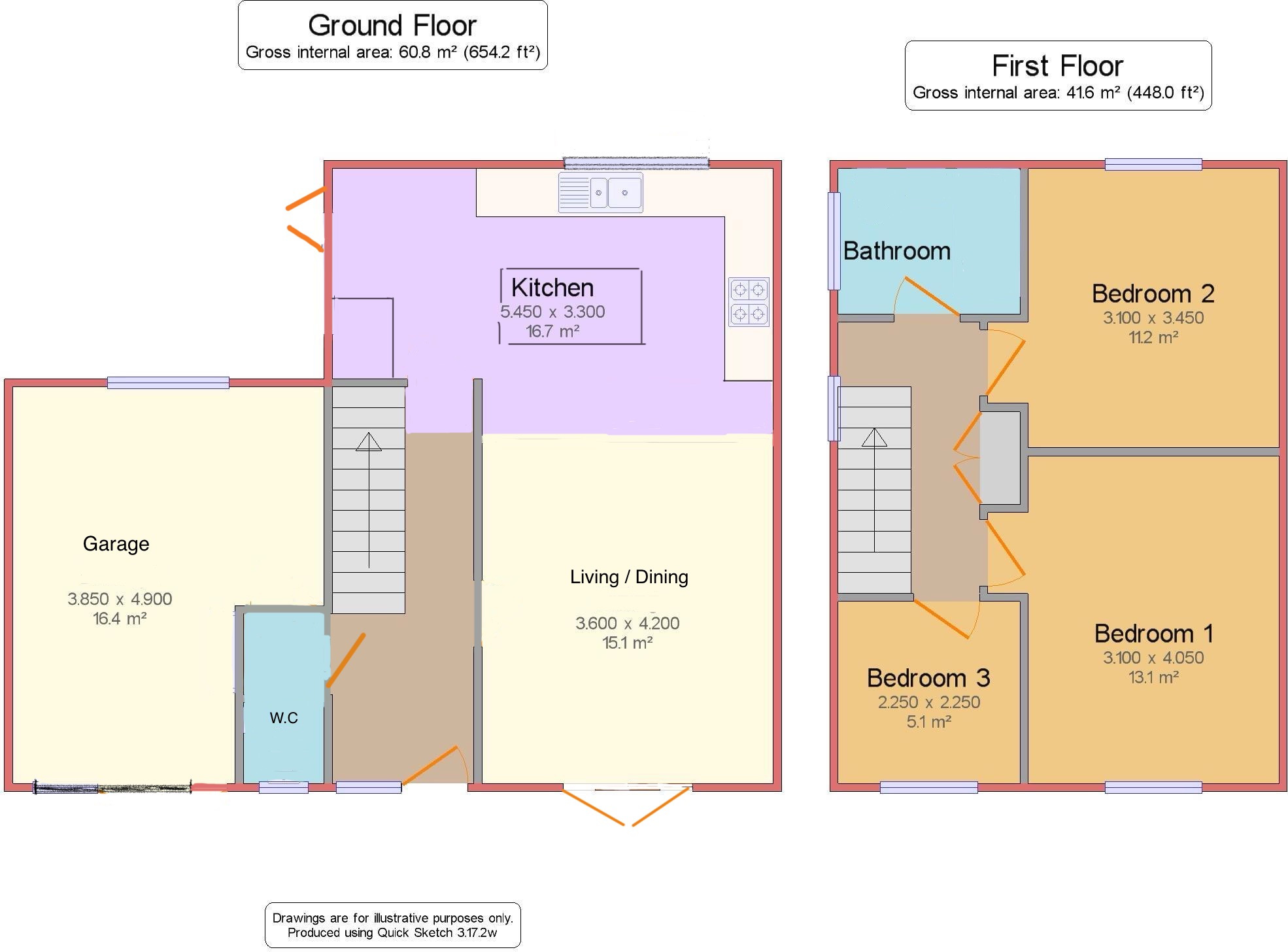2 All Saints Court, Cemetery Road, Wragby, Market Rasen floorplan