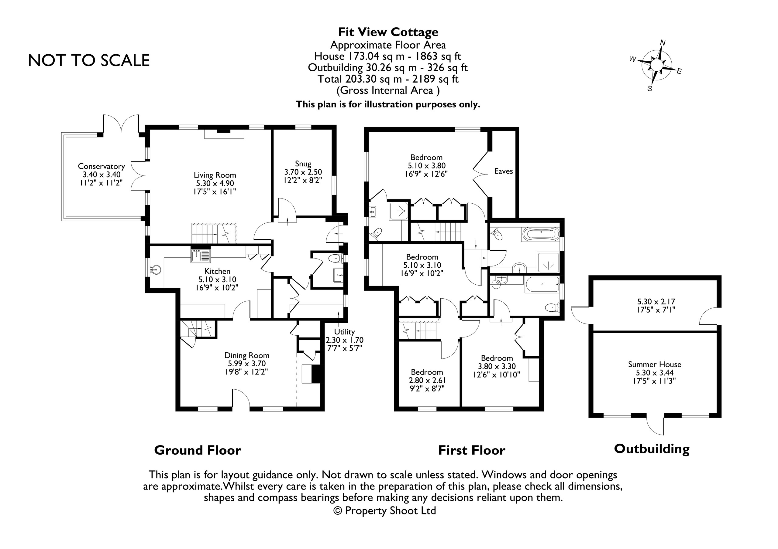 Fir View Cottage, Princes Risborough floorplan