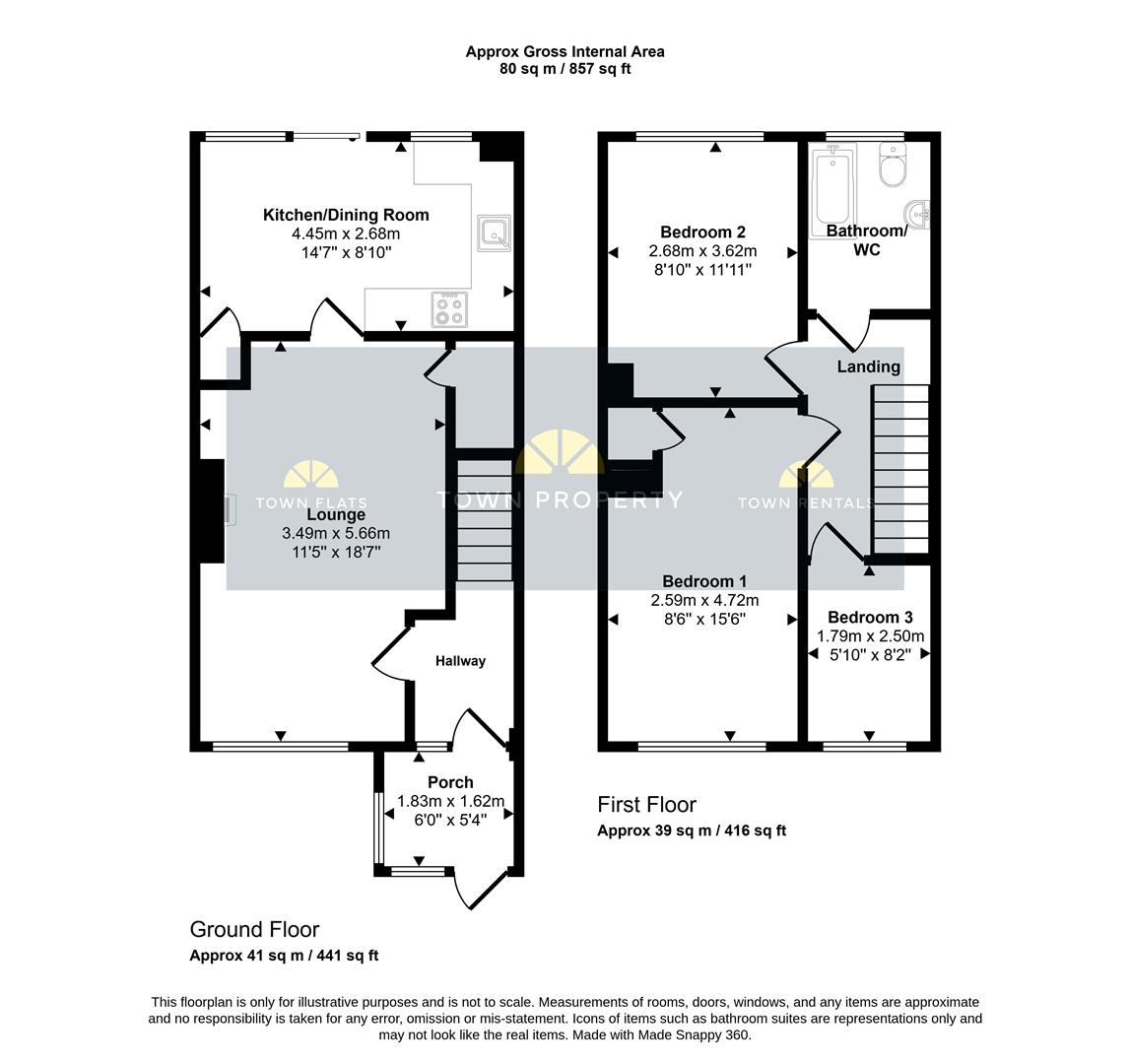 92, Wilton Avenue, Eastbourne floorplan