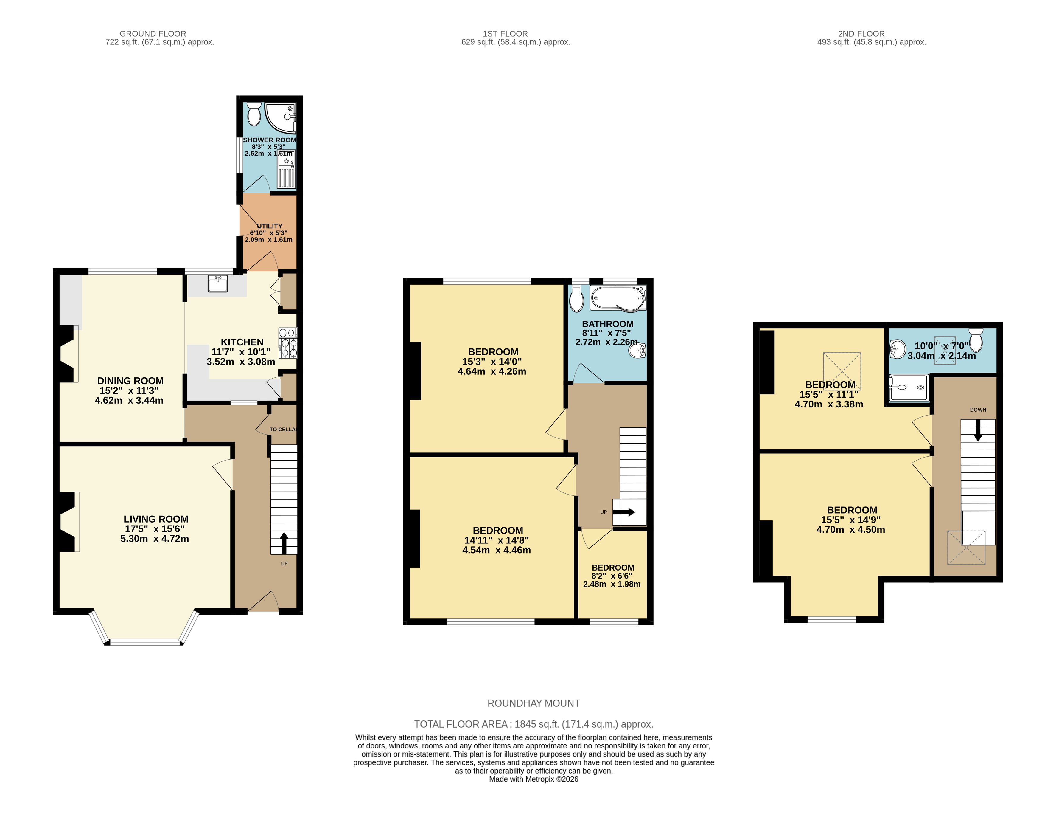 5, Roundhay Mount, Leeds floorplan
