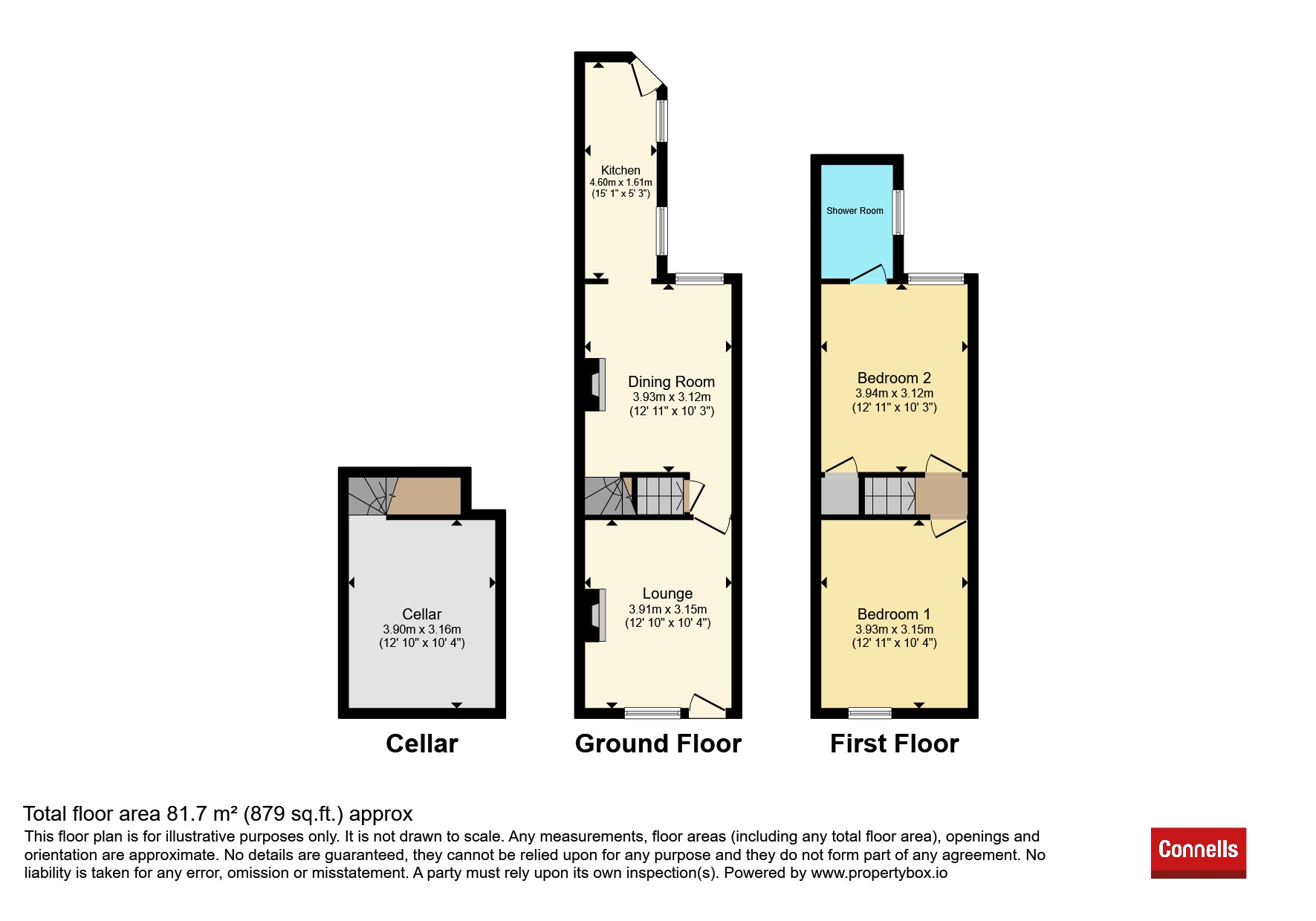 10, Cecil Street, Stourbridge floorplan