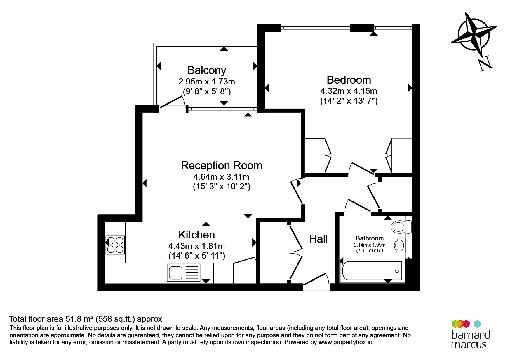 14, Sarsen House, Middle Road, London floorplan