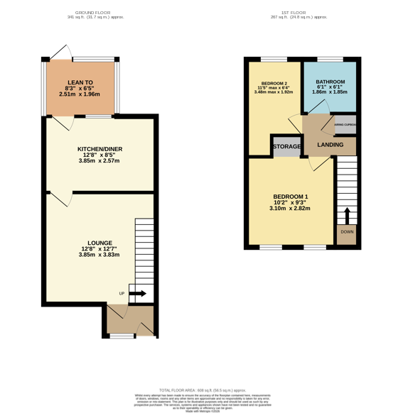 3, Sparrow Close, Bedfordshire floorplan