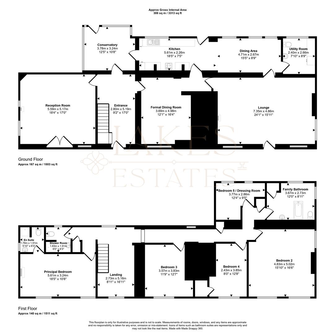Brockley Moor House, Plumpton floorplan