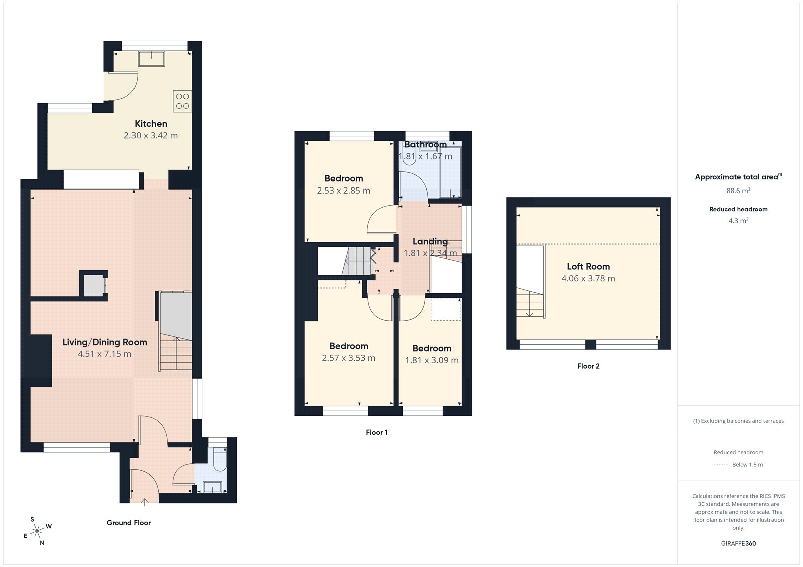 6, Longwood, Bristol floorplan