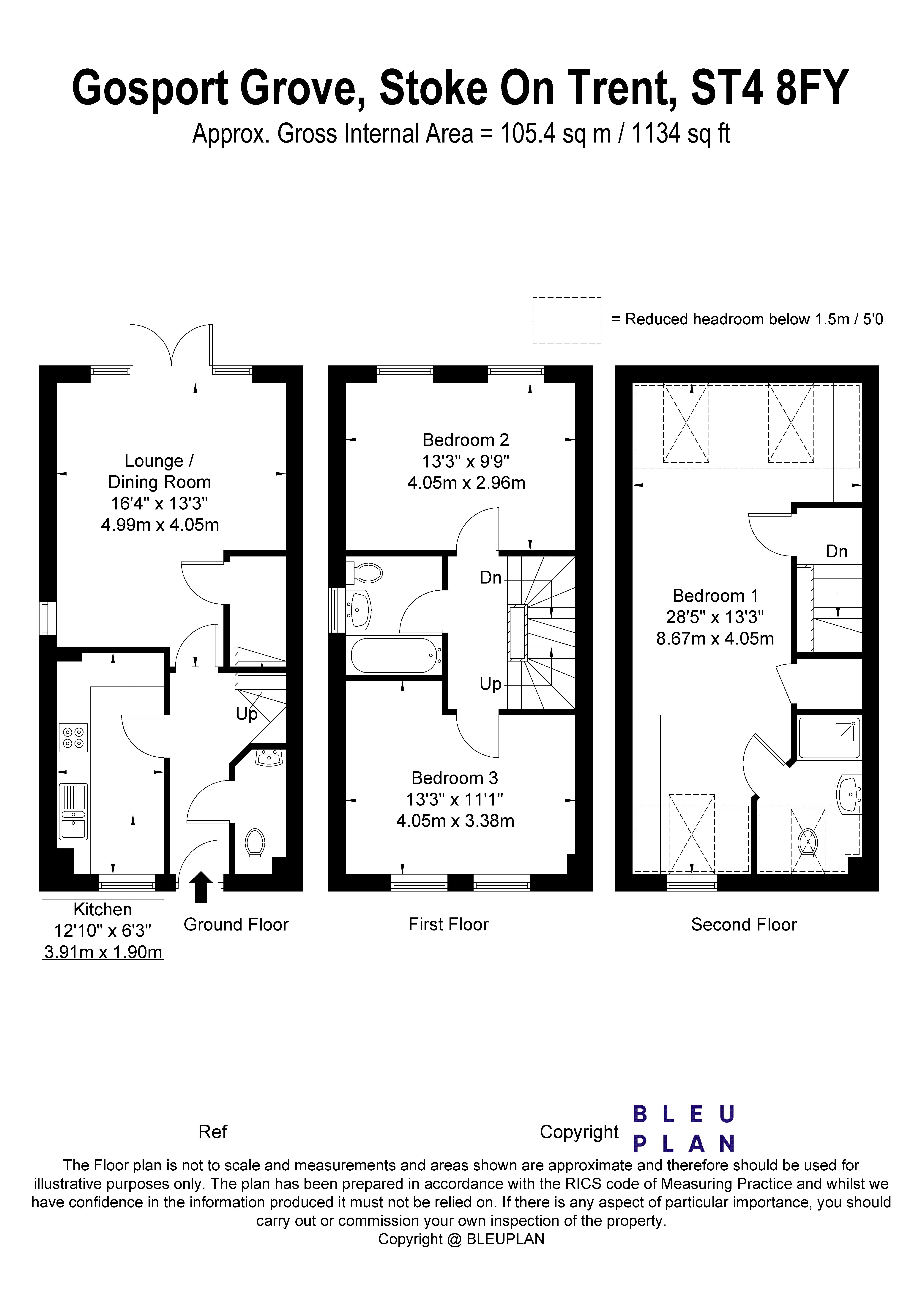 19, Uxbridge Crescent, Staffordshire floorplan