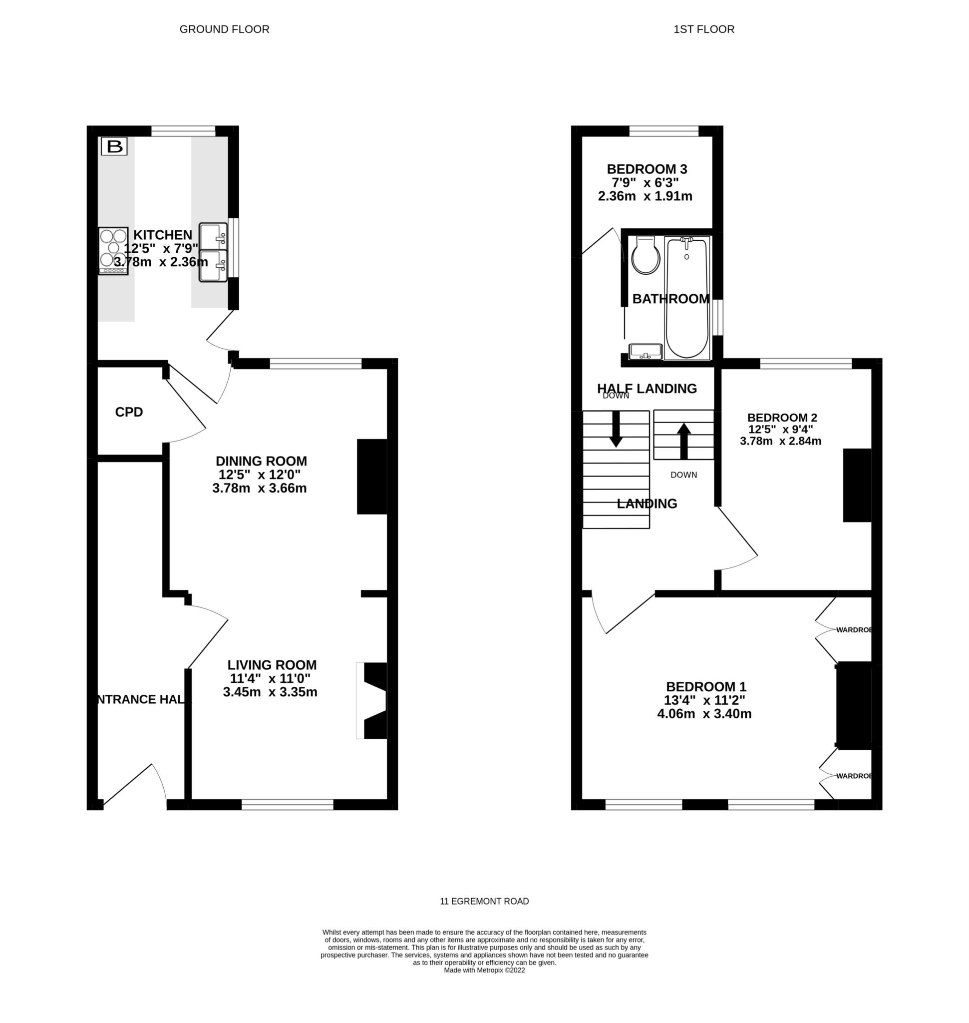 Egremont Road, Exmouth EX8, 3 bedroom terraced house for sale