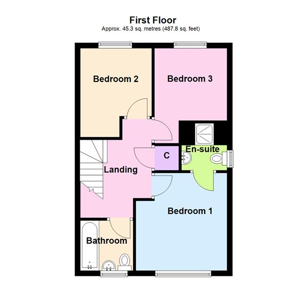 19, Wade Avenue, Warrington floorplan