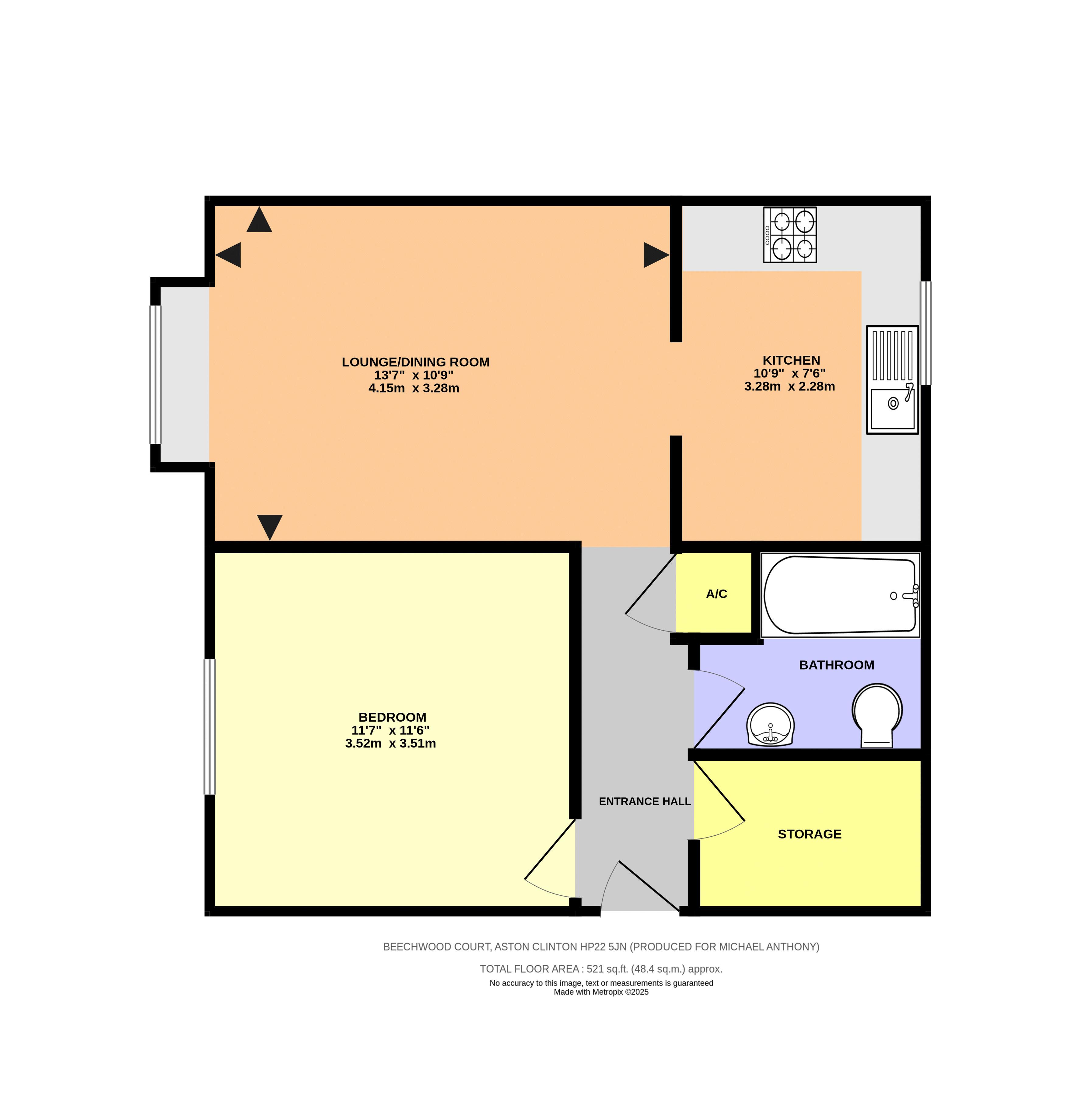 Flat 10, Beechwood House, Beechwood Way, Aylesbury floorplan