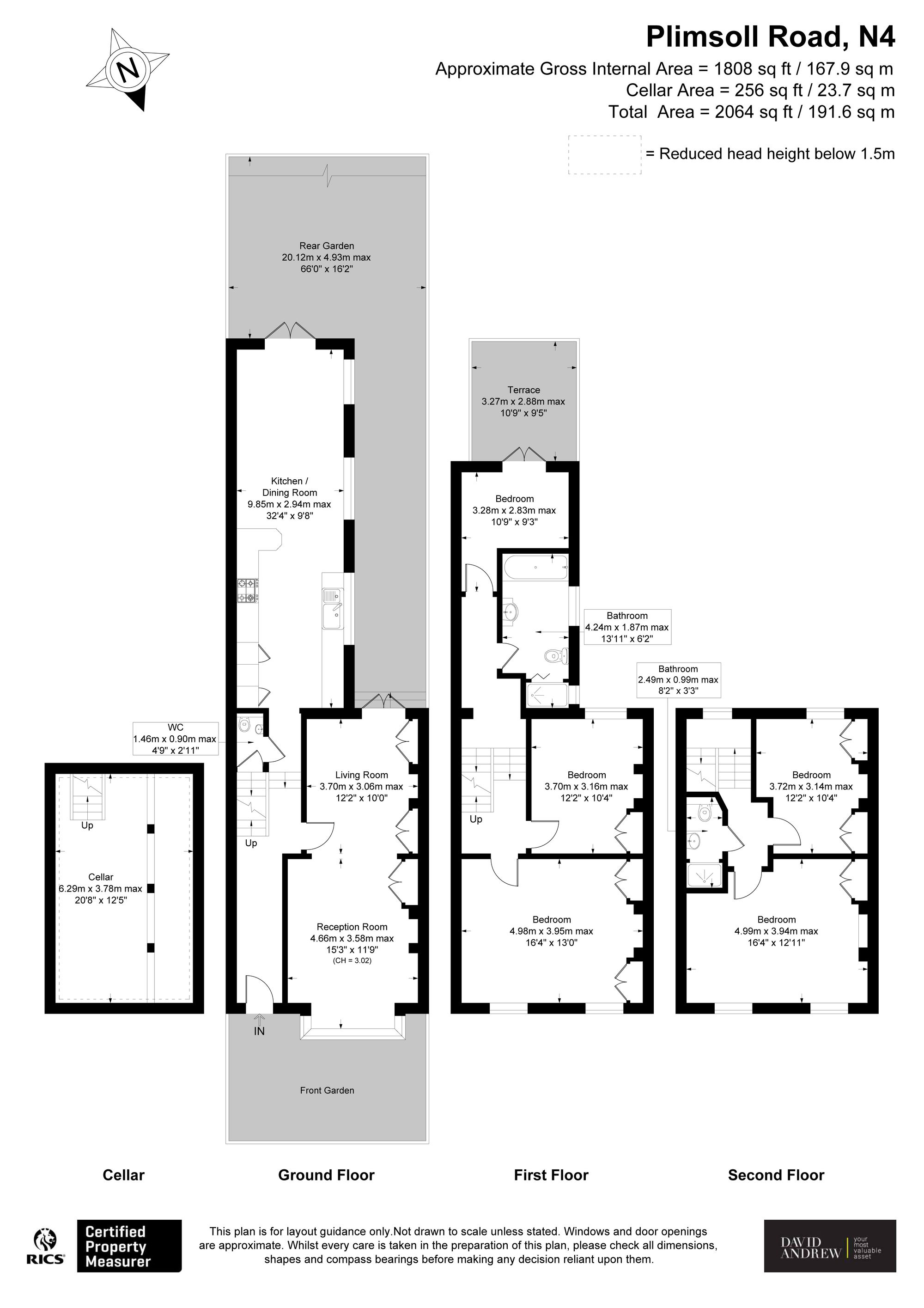 14 Plimsoll Road, London floorplan