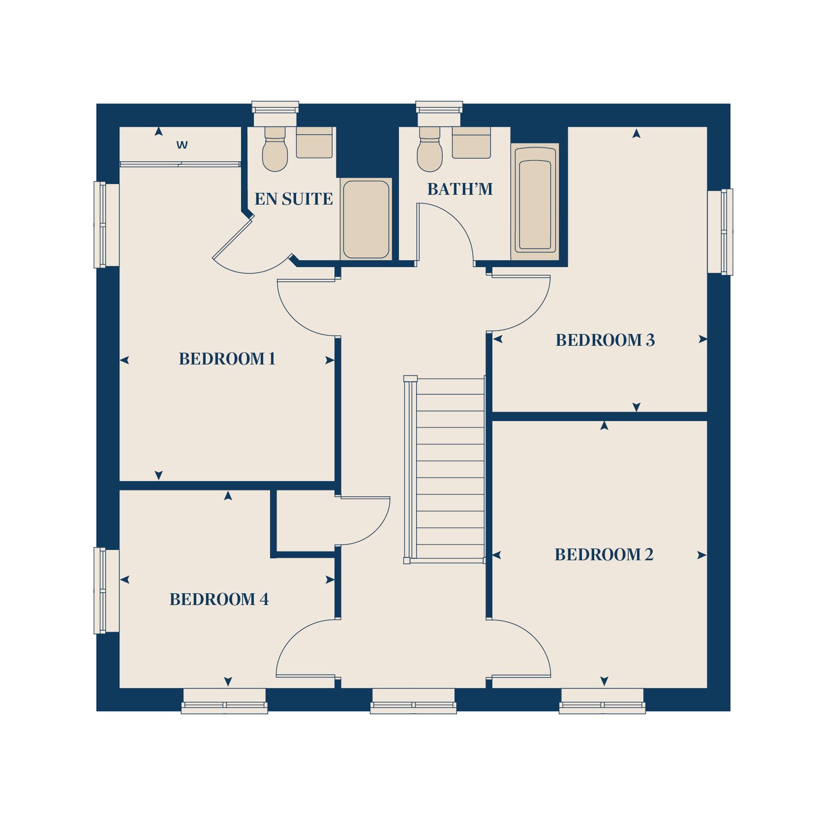 223, The Hem, Telford floorplan