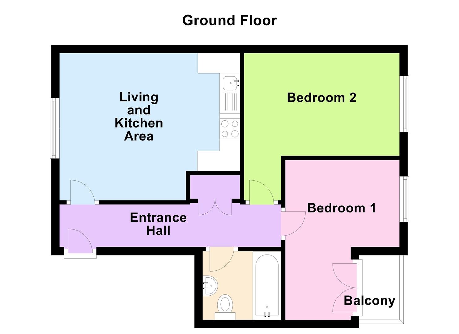 Flat 11, Elder View, Northallerton floorplan