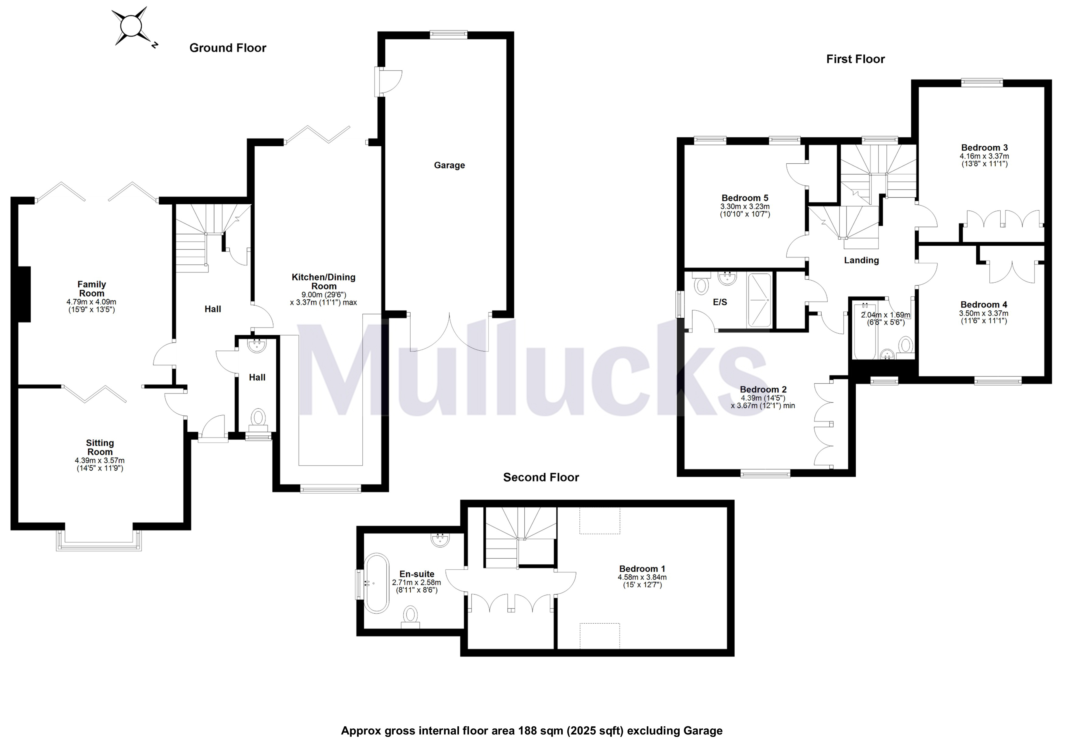 The Hollies,, Thaxted Road, Saffron Walden floorplan
