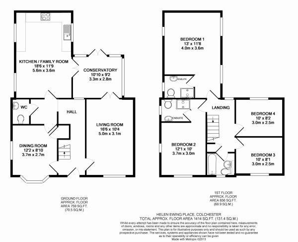 4 Bedrooms Detached house for sale in Helen Ewing Place, Colchester CO2