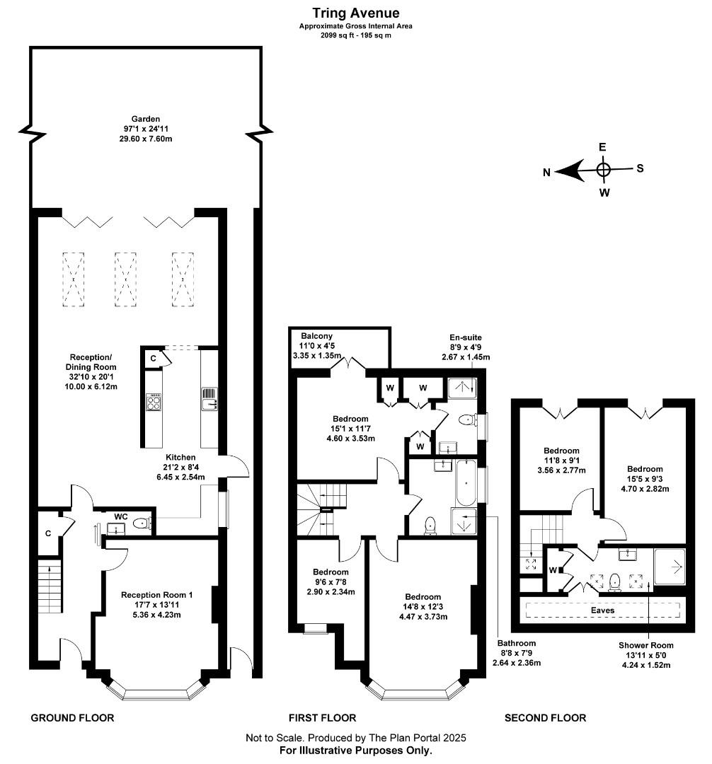20, Stuart Avenue, London floorplan
