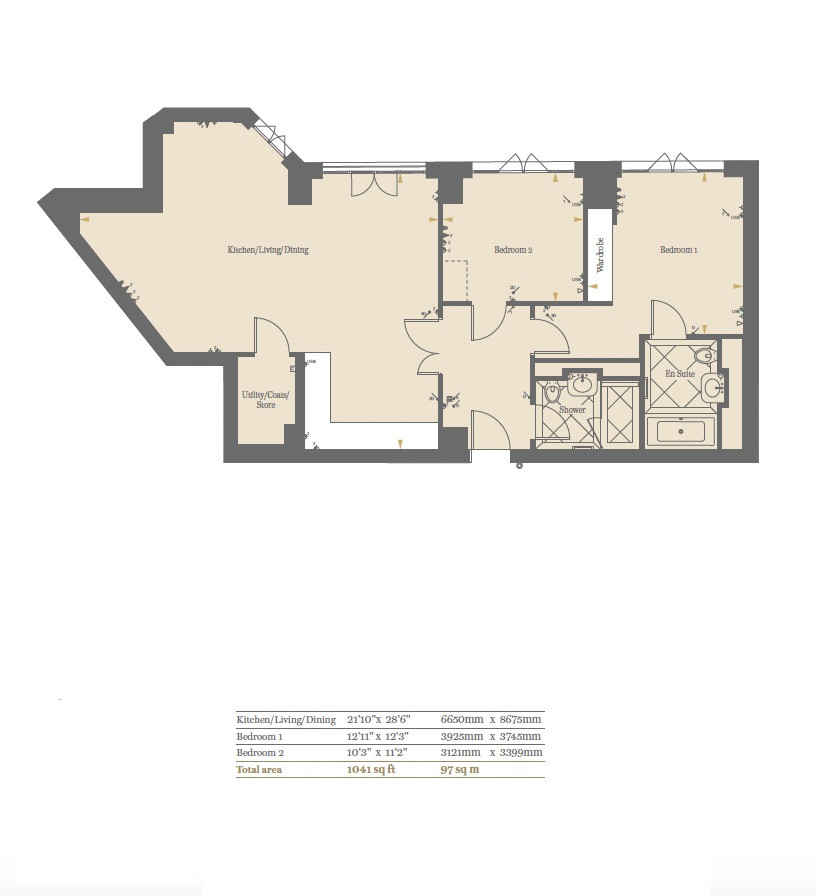 Plot 2.99.11 Millbank Residences,, 9 Millbank, London floorplan