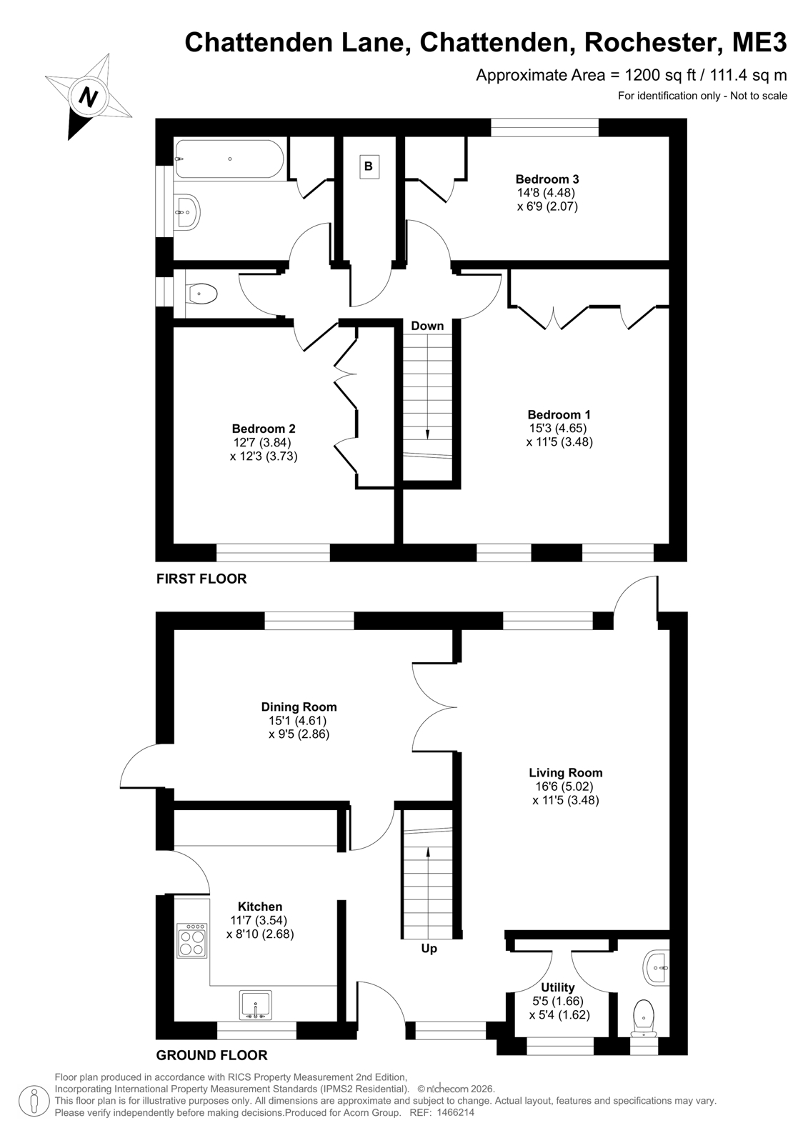 43, Chattenden Lane, Rochester floorplan