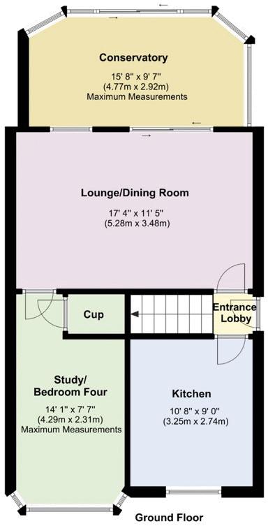 2, Hawthorn Close, Fareham floorplan