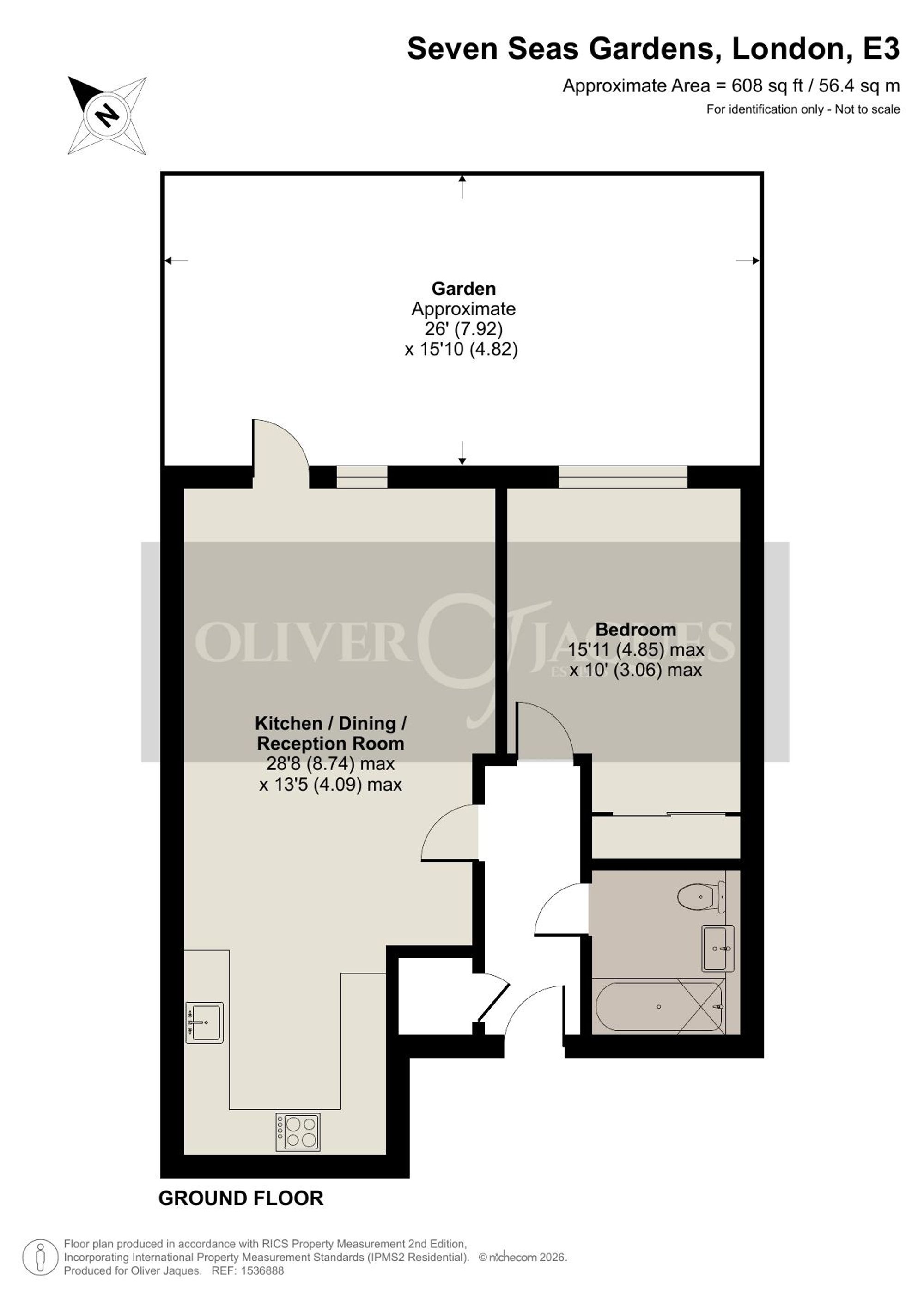 Flat G04, Ceram Court, London floorplan