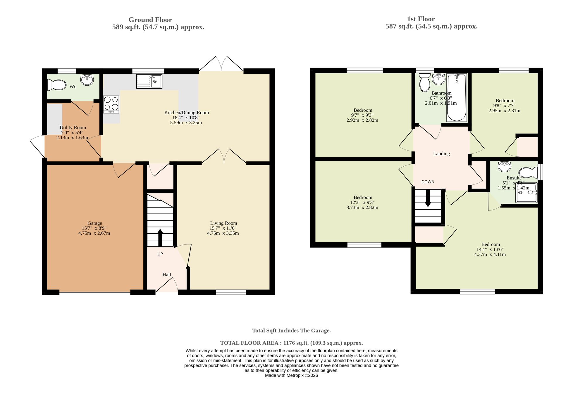 15 Portobello Drive, Great Yarmouth floorplan