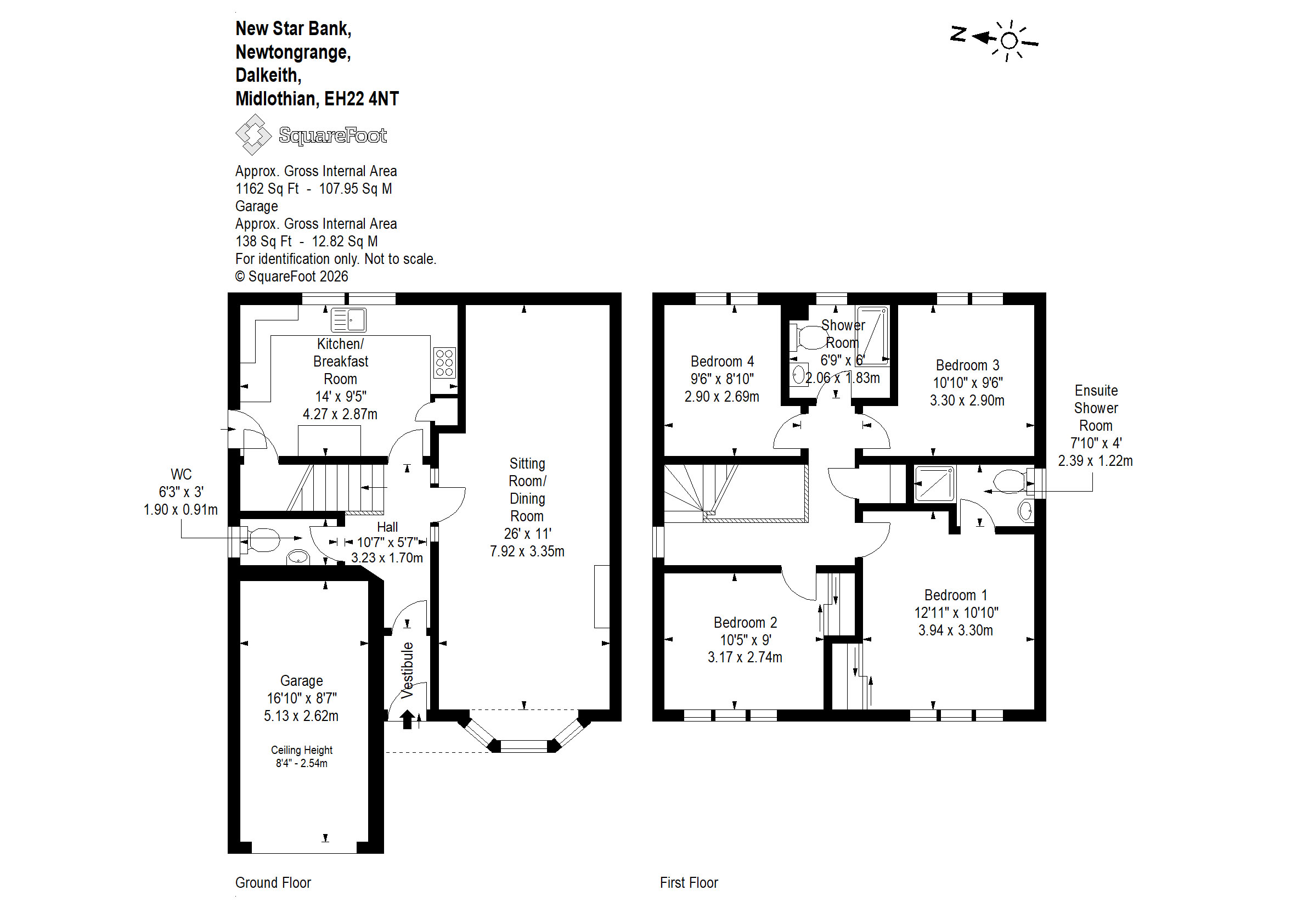10, New Star Bank, Newtongrange floorplan