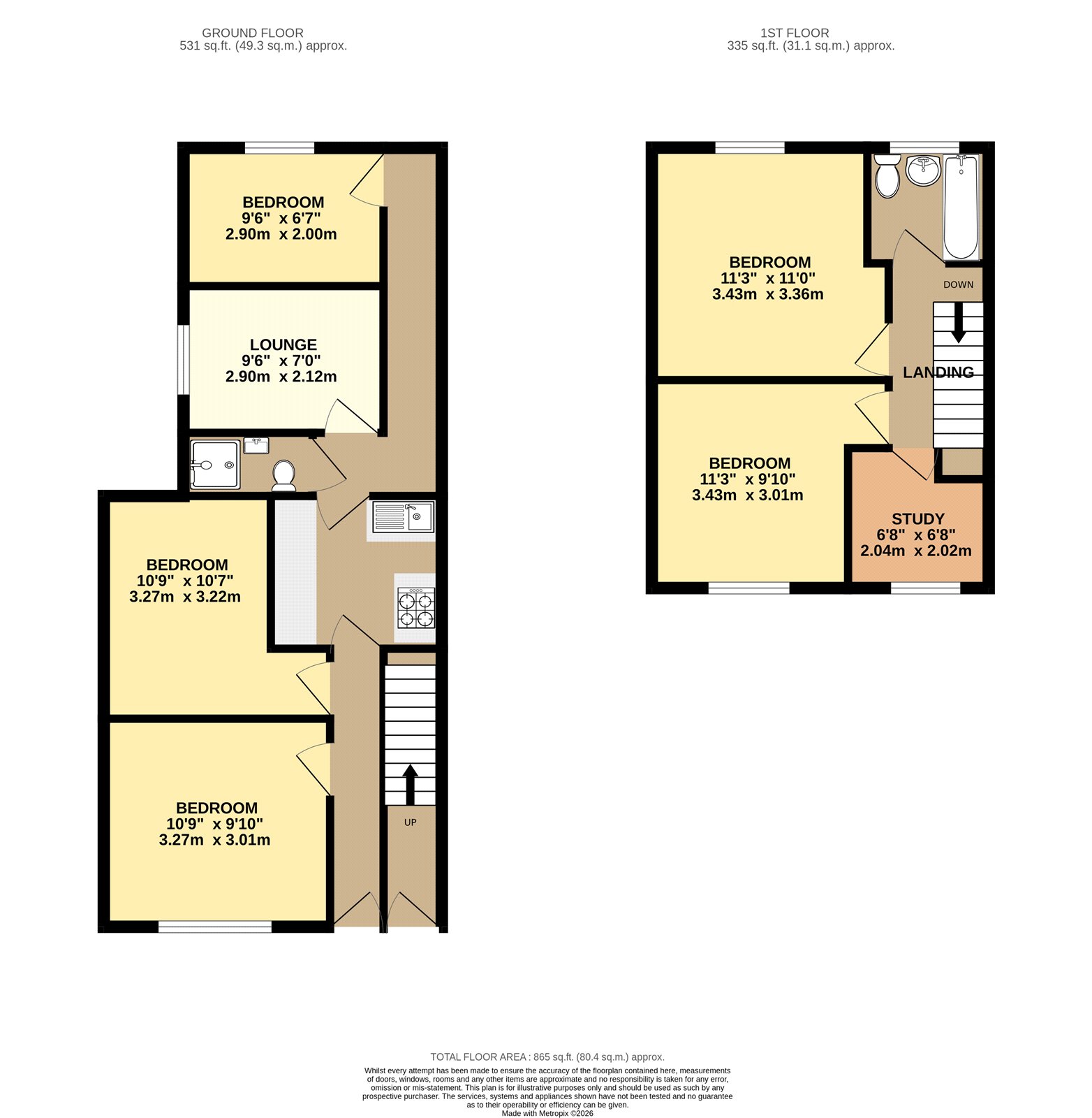 98, St. Andrews Road, Hampshire floorplan