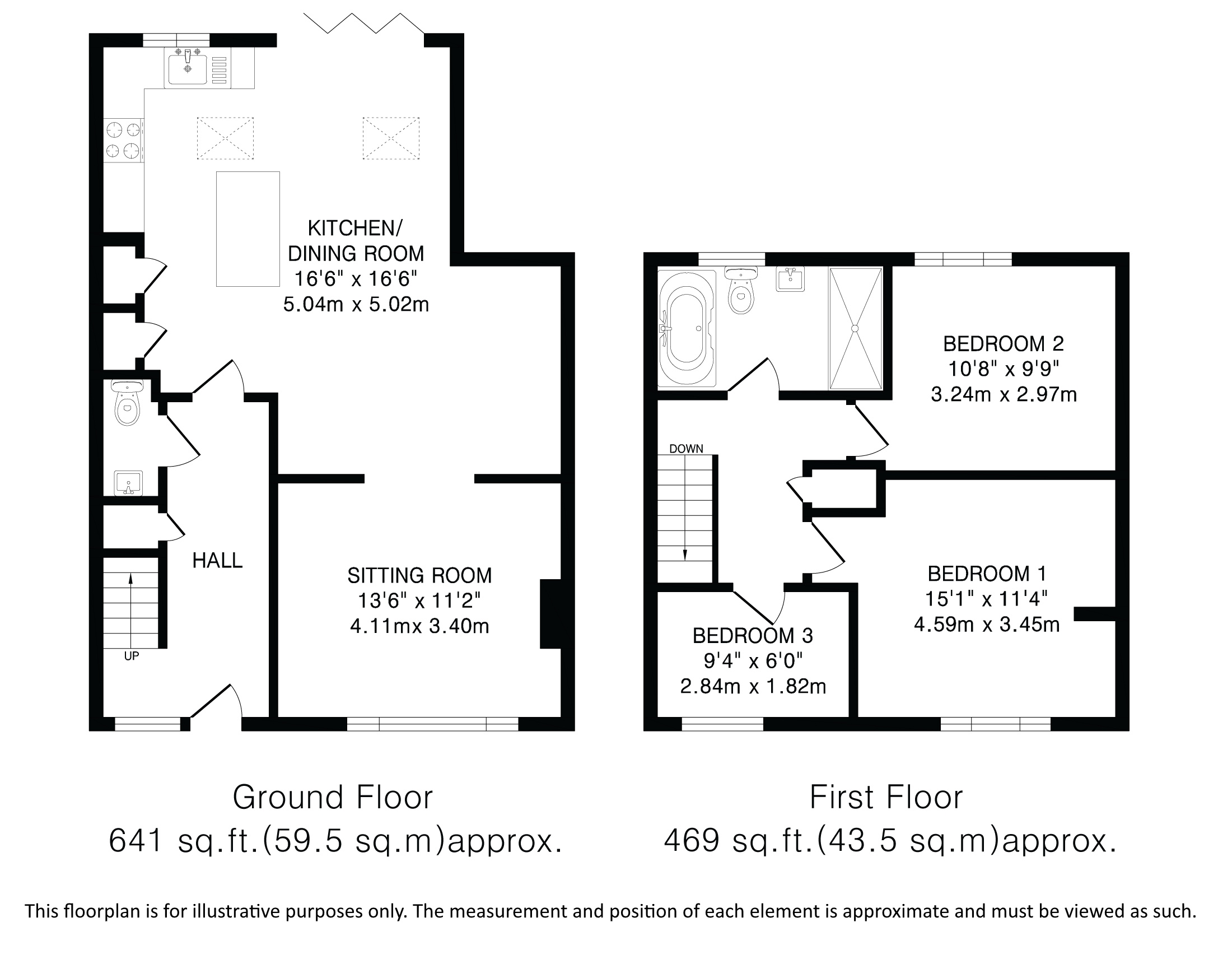 84, Buckwood Road, St Albans floorplan