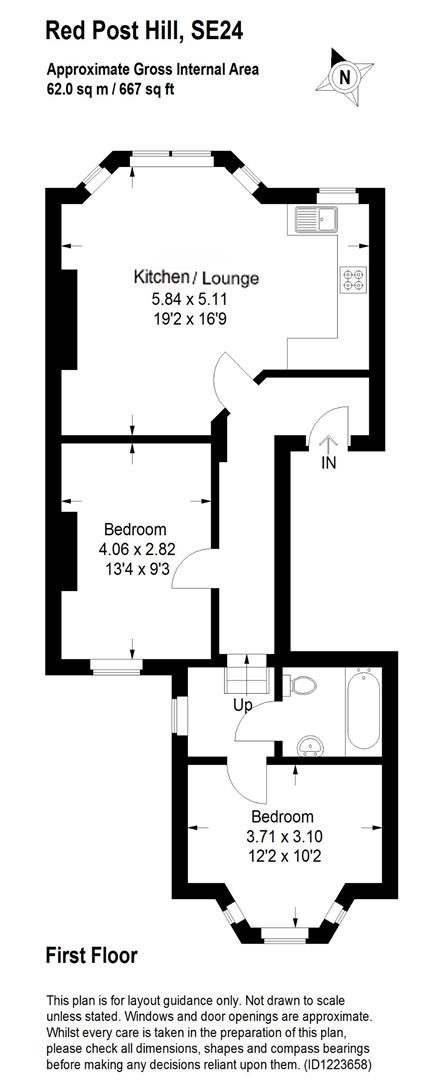 Red Post Hill, North Dulwich, London SE24 floorplan