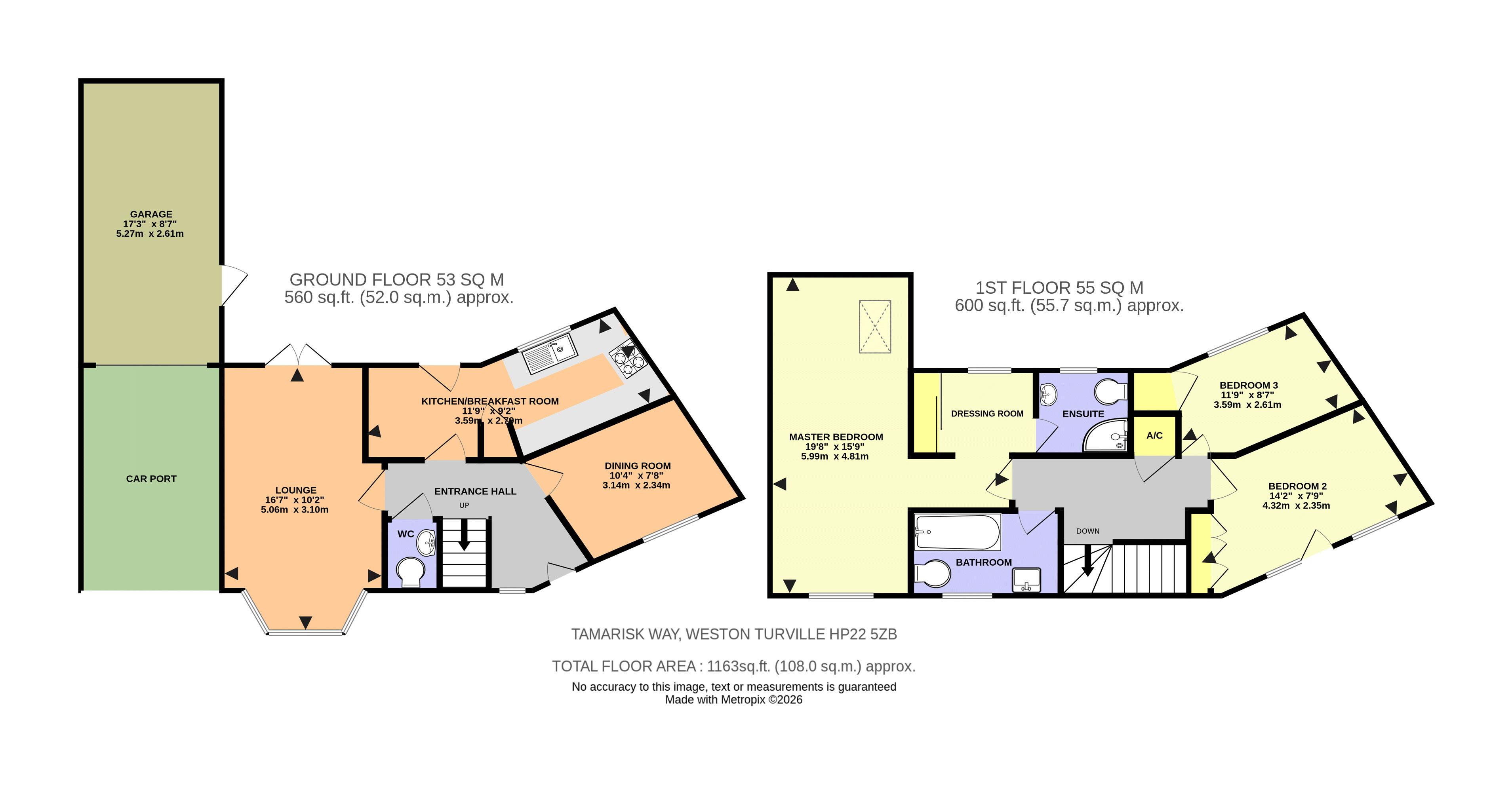 8, Tamarisk Way, Aylesbury floorplan