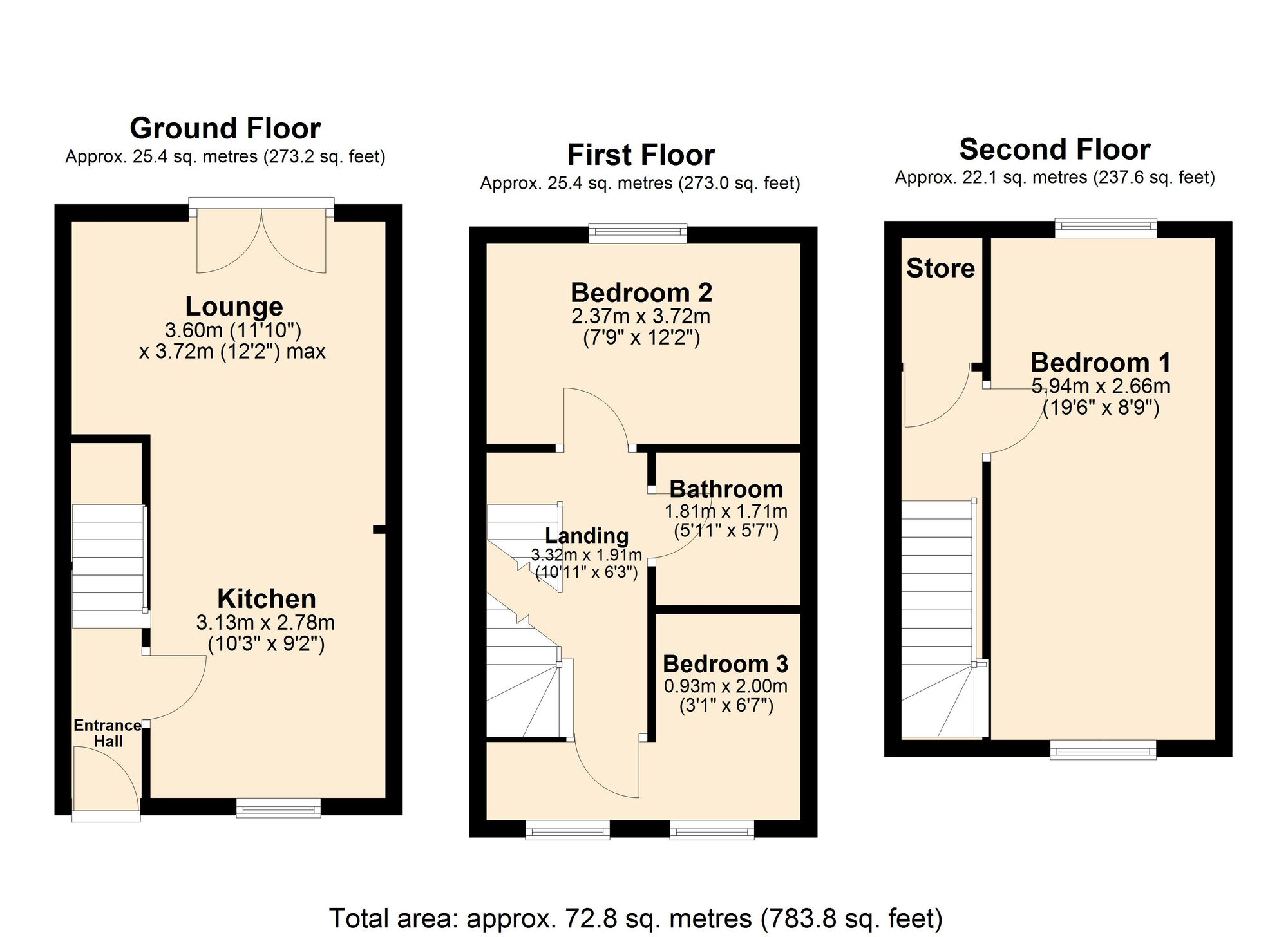 9 Tulip Close, Darwen floorplan