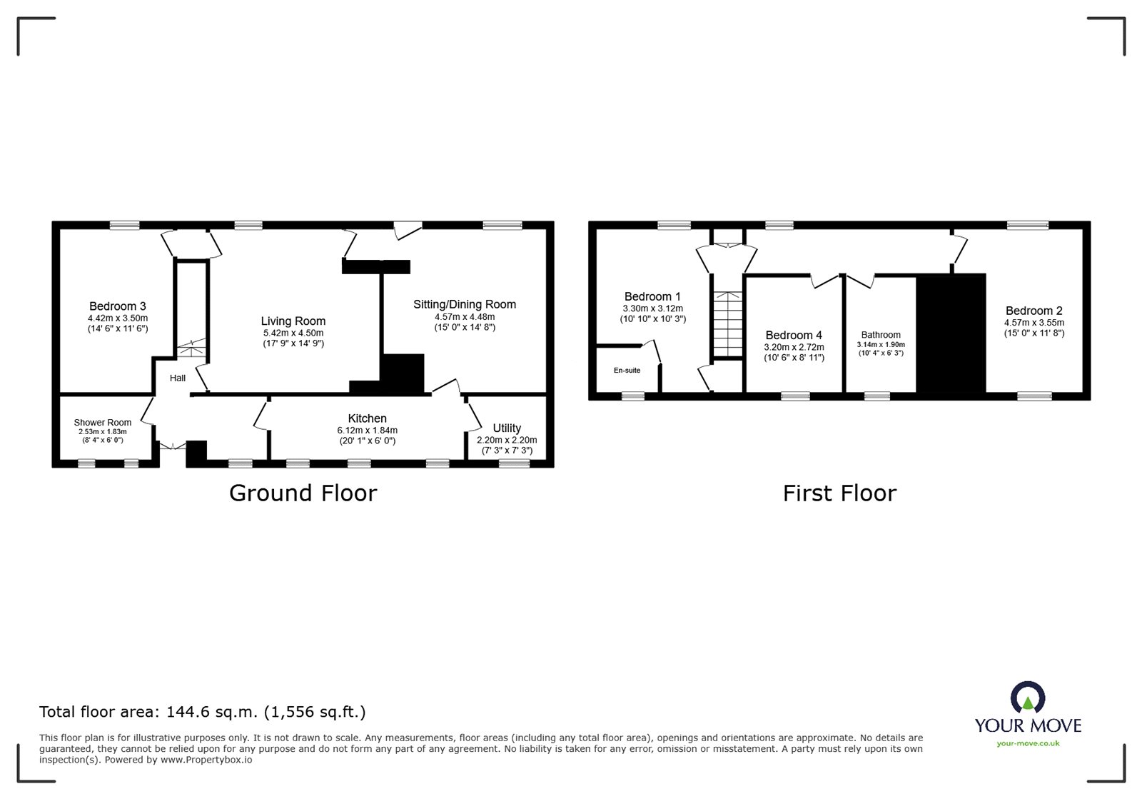 Rhydygaled,, Llanrhaeadr Ym Mochnant, Powys floorplan