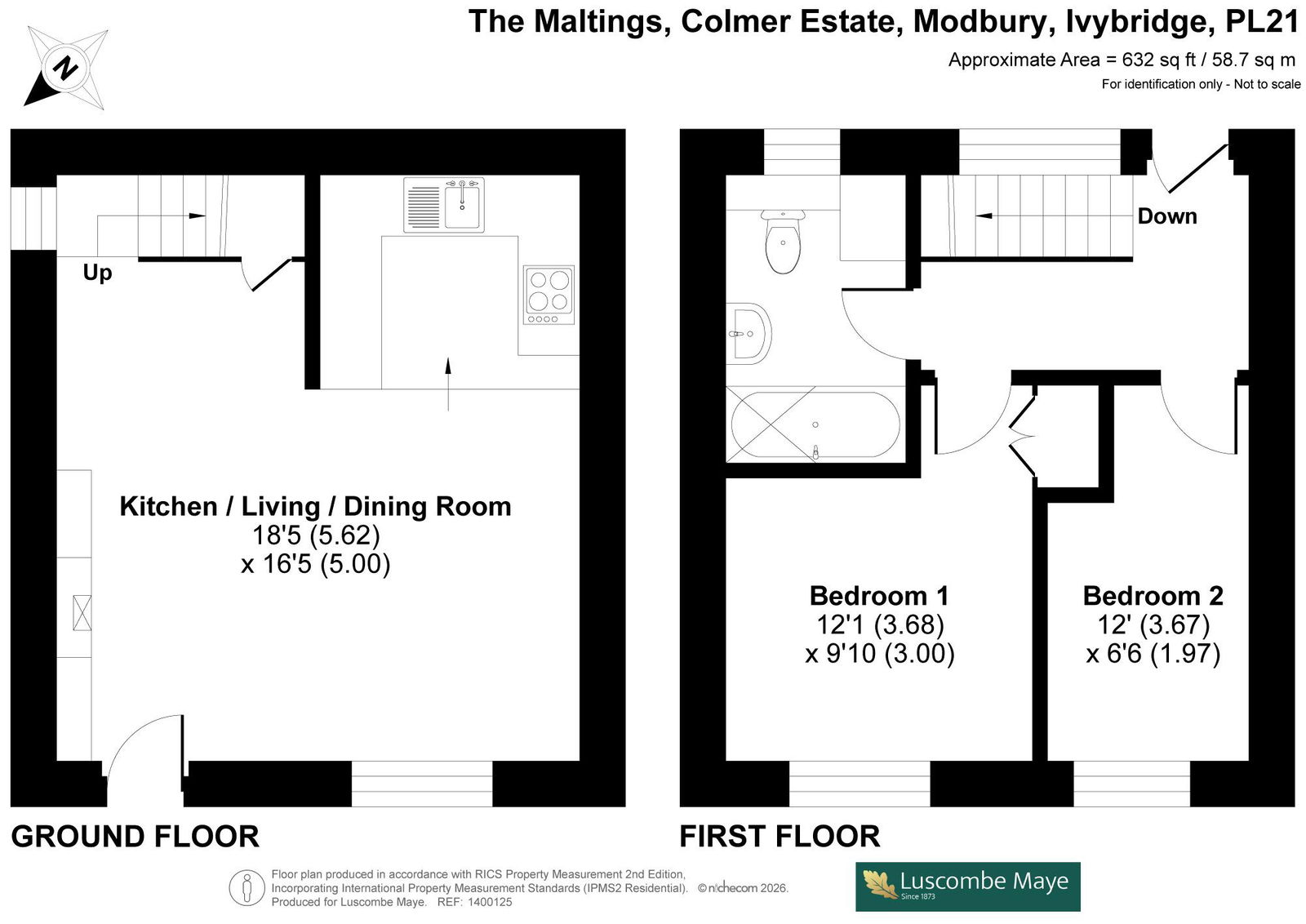 Colmer Estate,4 The Maltings, Ivybridge floorplan