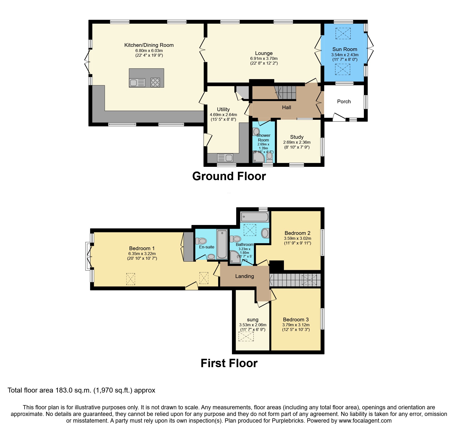 2, Dakenham Close, Salhouse, Norwich floorplan