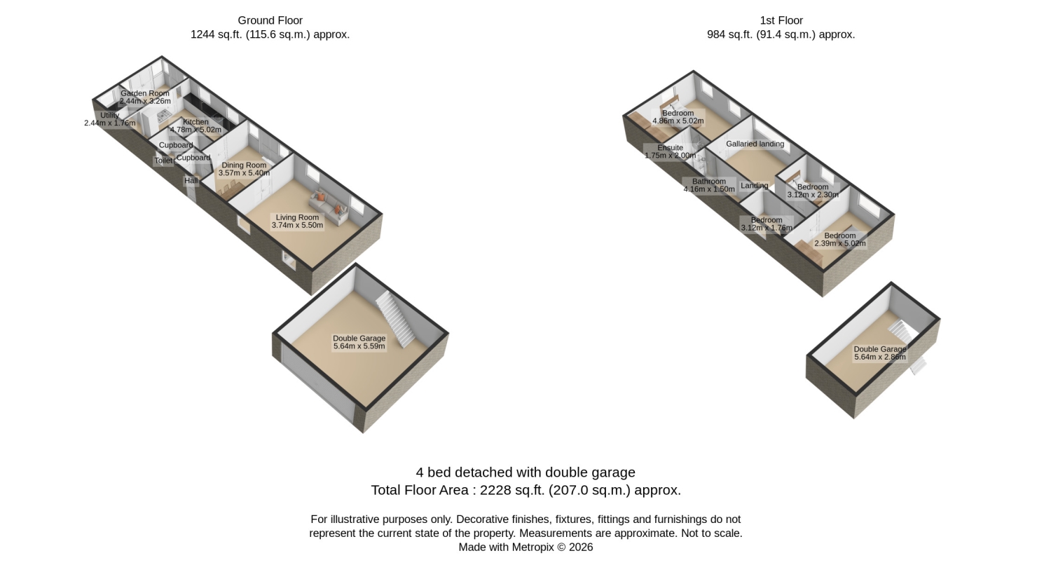 Quorn Lodge, Callans Lane, Calke, Ashby-de-La-Zouch floorplan