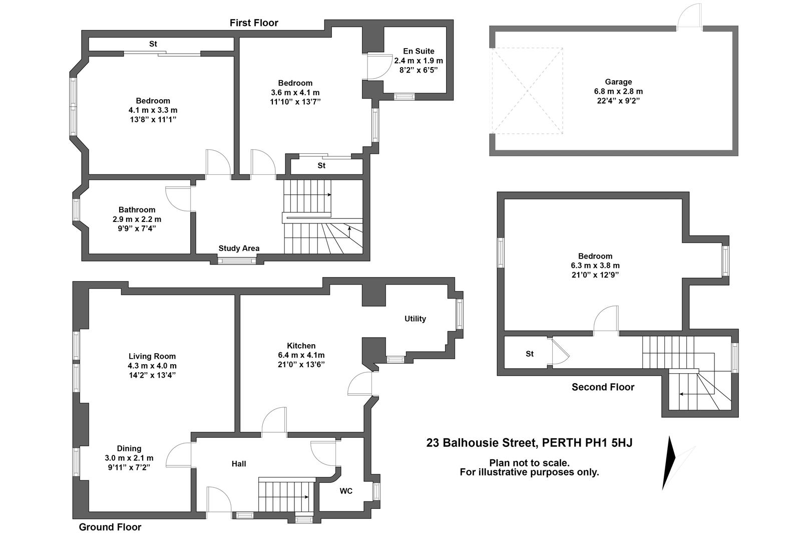 Balhousie Street, Perth PH1, 3 bedroom semidetached house for sale