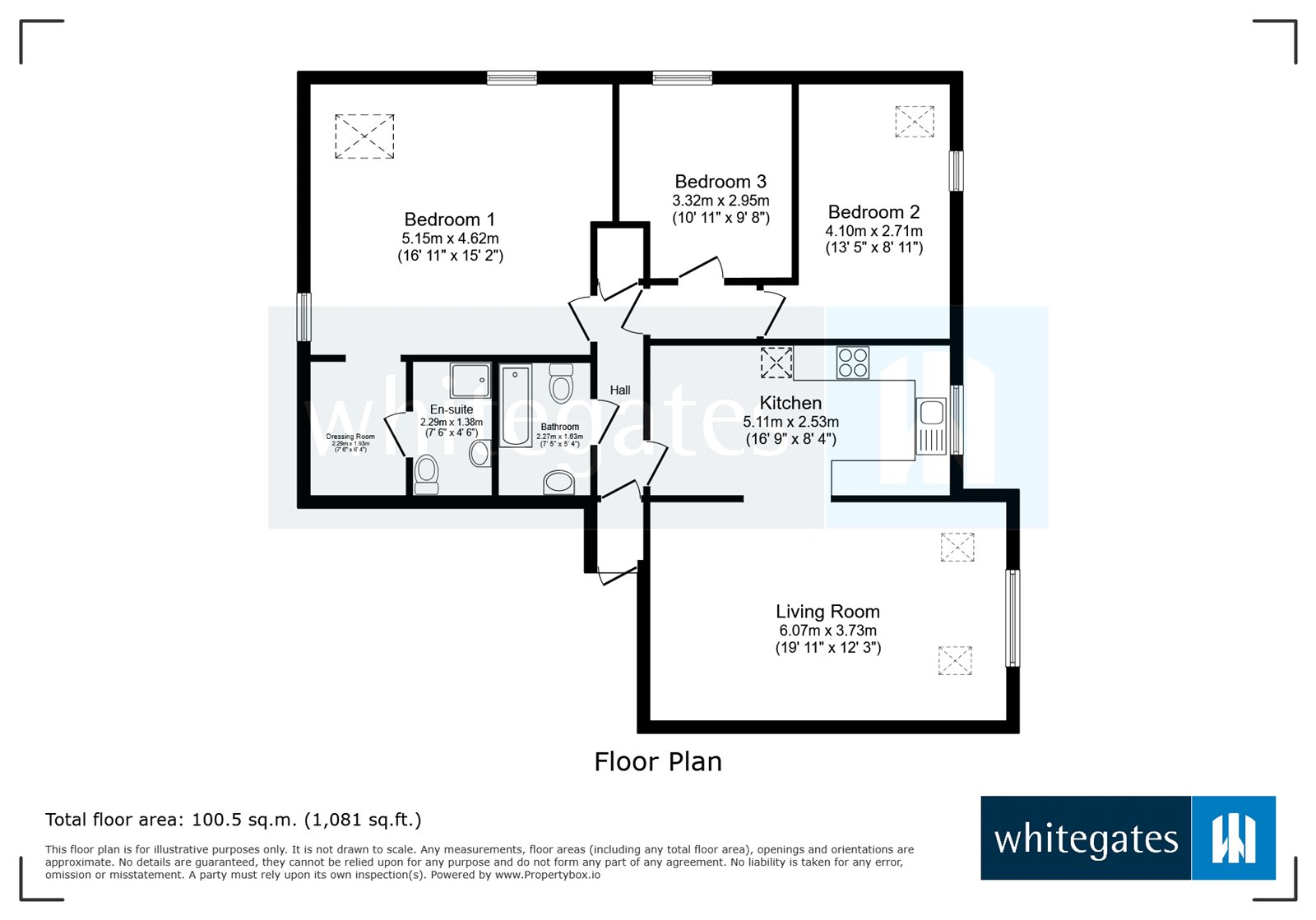 Apartment 19, Fairfax Court,, Barony Road, Cheshire floorplan