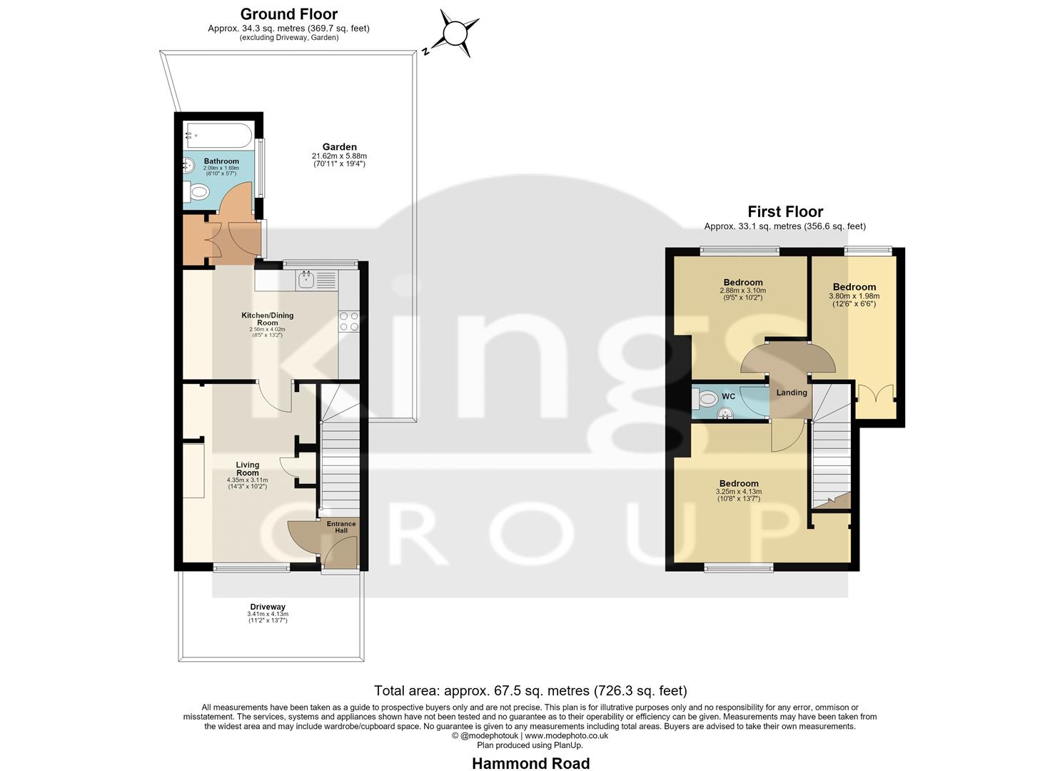 Hammond Road, Enfield floorplan