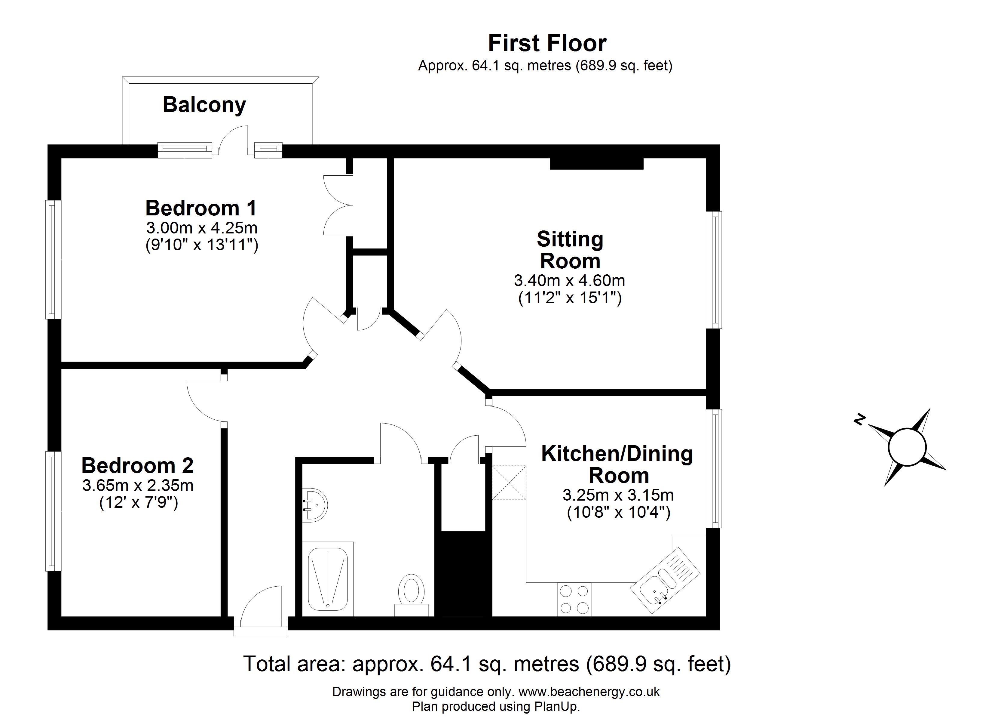 2 Bedrooms Flat for sale in Salisbury Place, Monkswell, Trumpington, Cambridge CB2