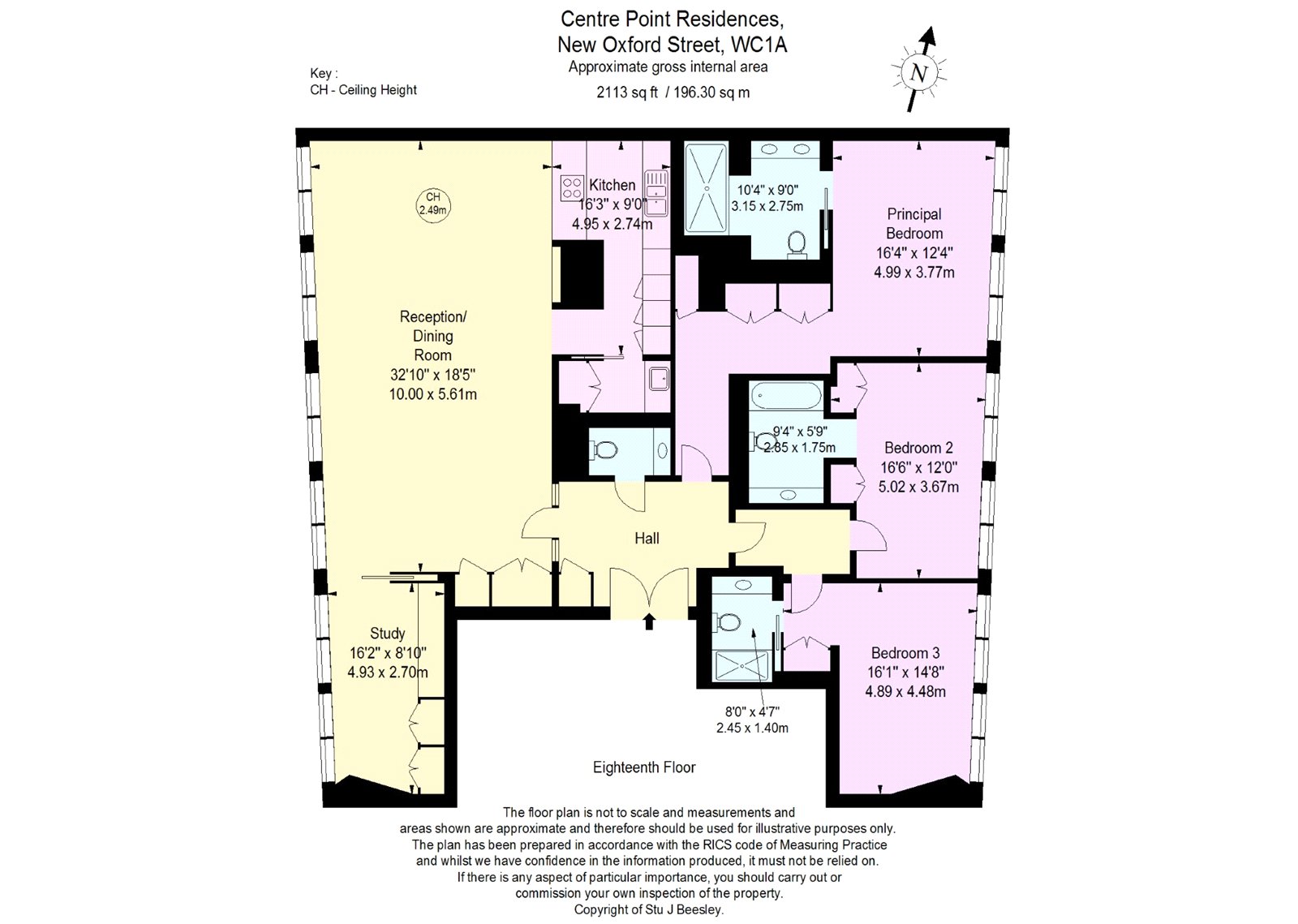 Centre Point, Apt 17, 101-103 New Oxford Street, London floorplan