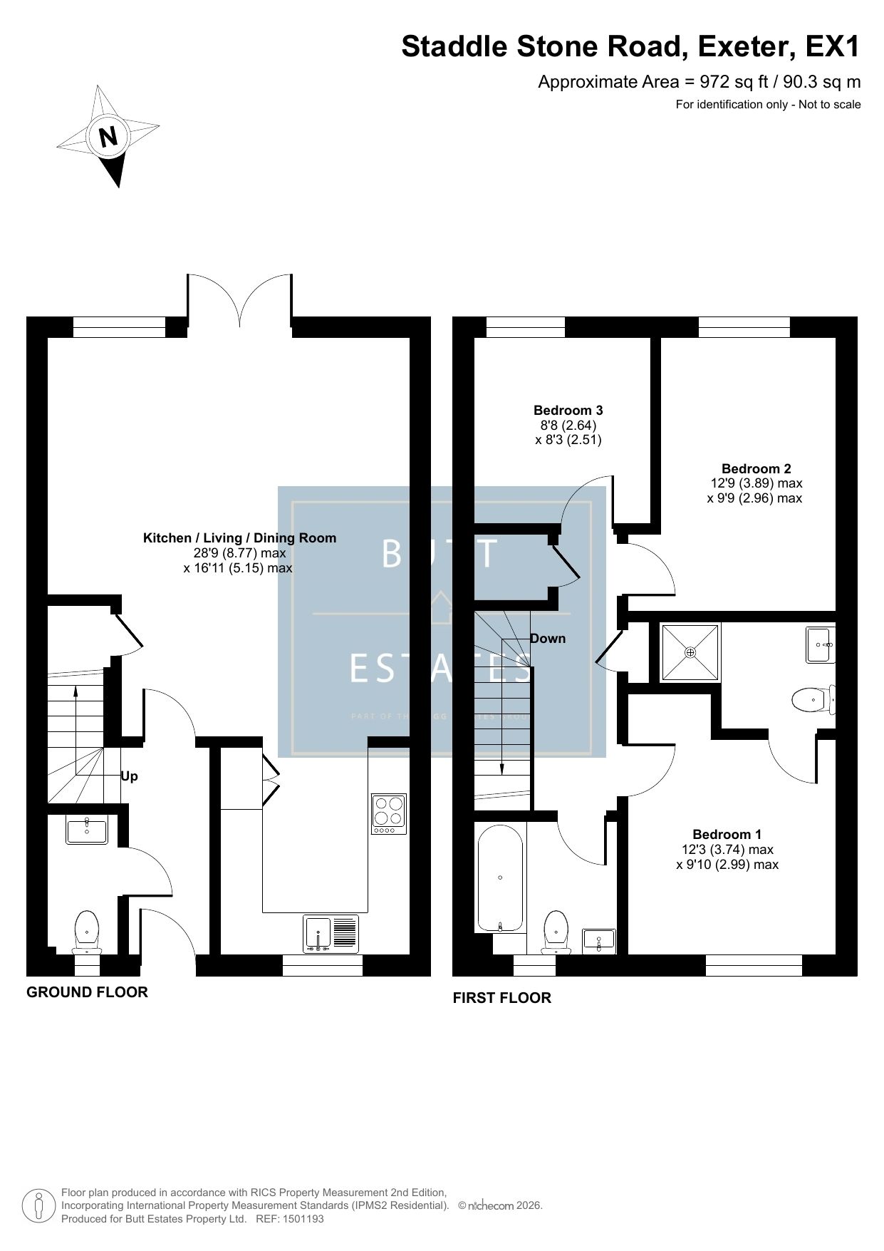 26 Staddle Stone Road, Exeter floorplan